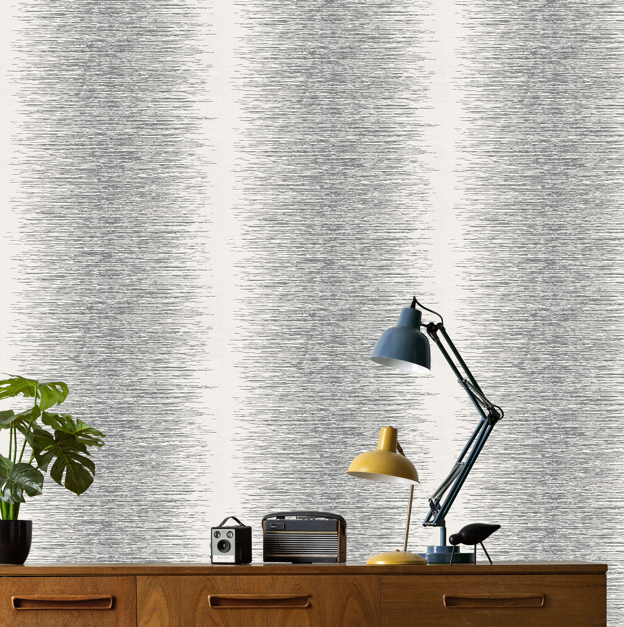 10-413809 Raumsituationen 4 Non-woven wallpaper in white Selection Relief/non-woven 413809