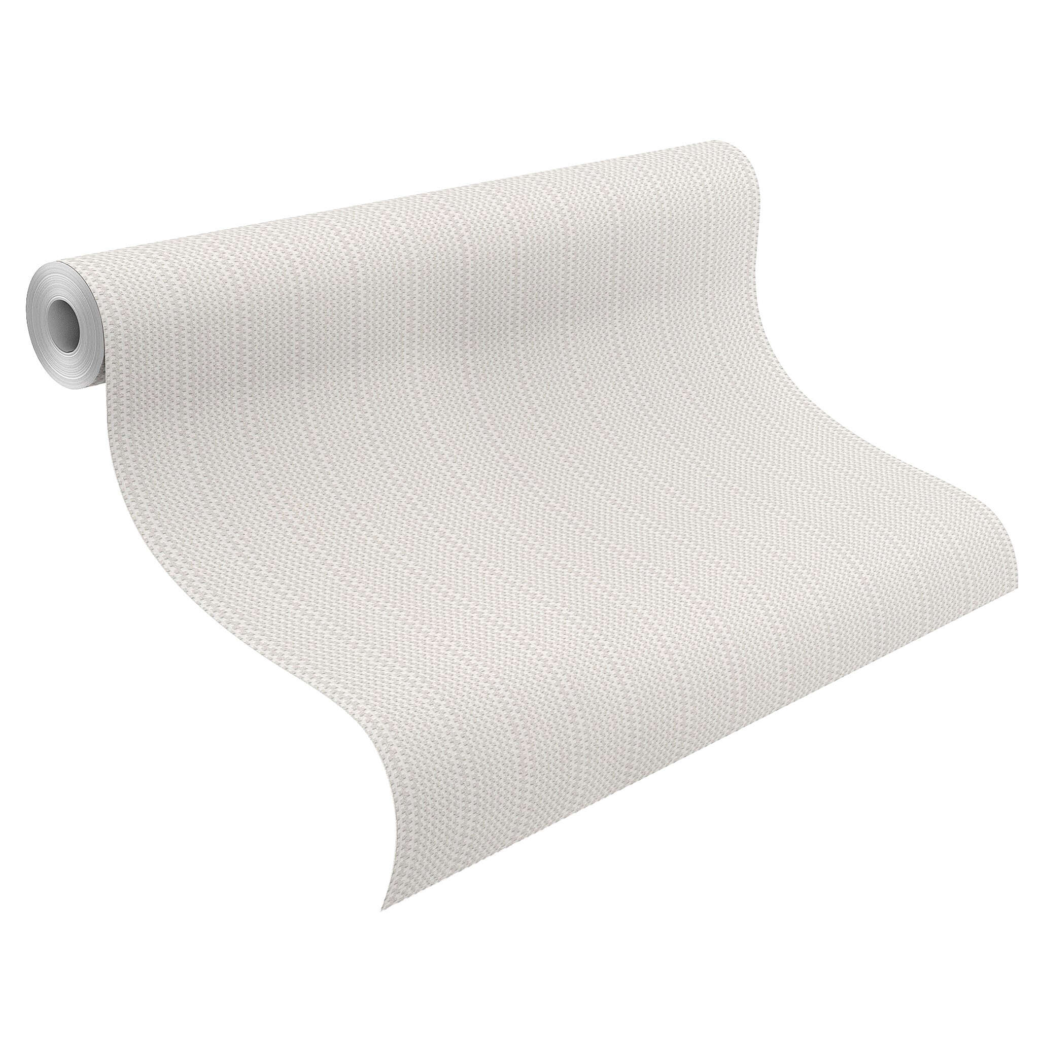 10-326215 Rolle abgerollt 1 Bauhaus wallpaper white paintable 326215