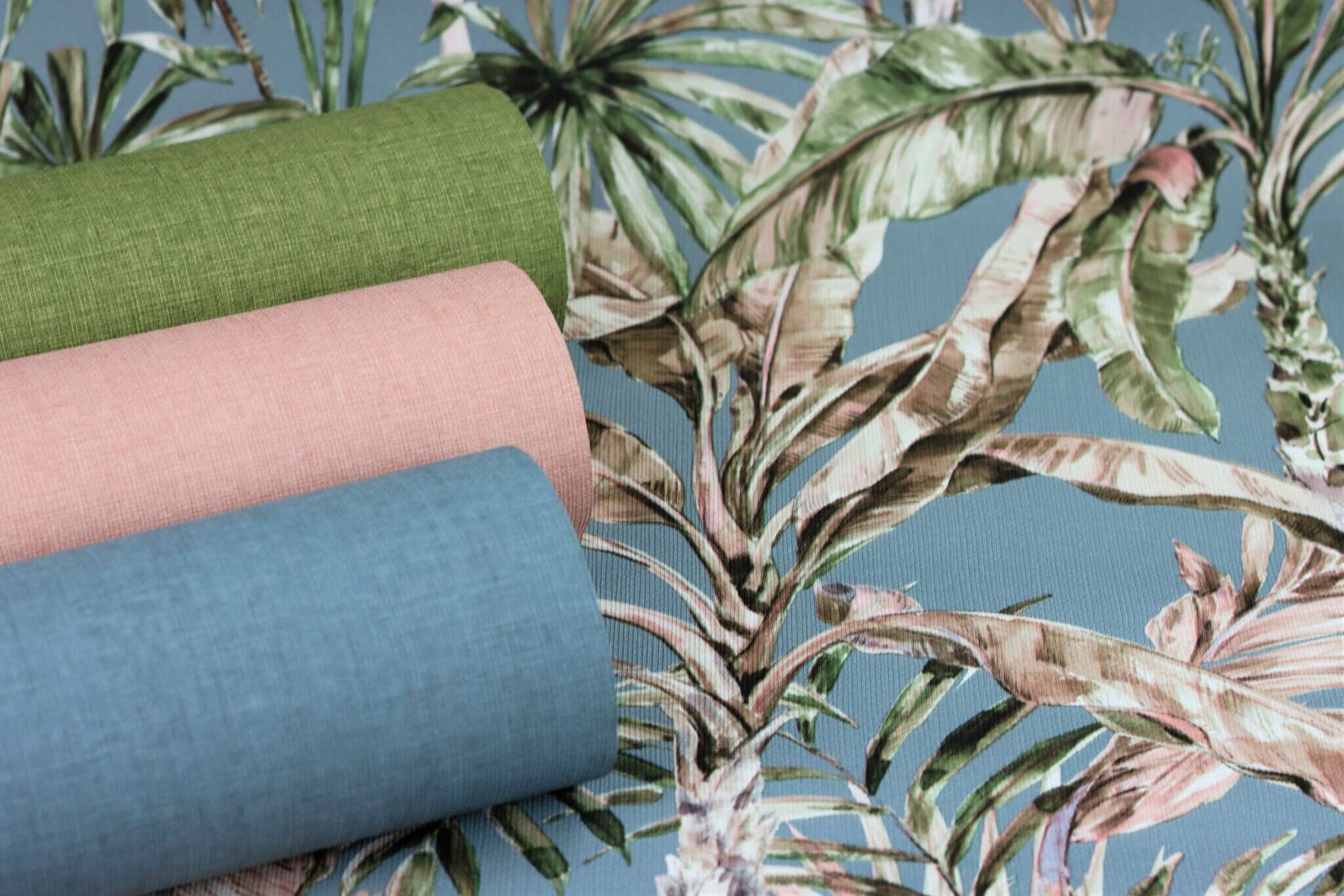 10-484557 Detailaufnahmen 12 Detailed image of Single-colour wallpaper with a textile texture