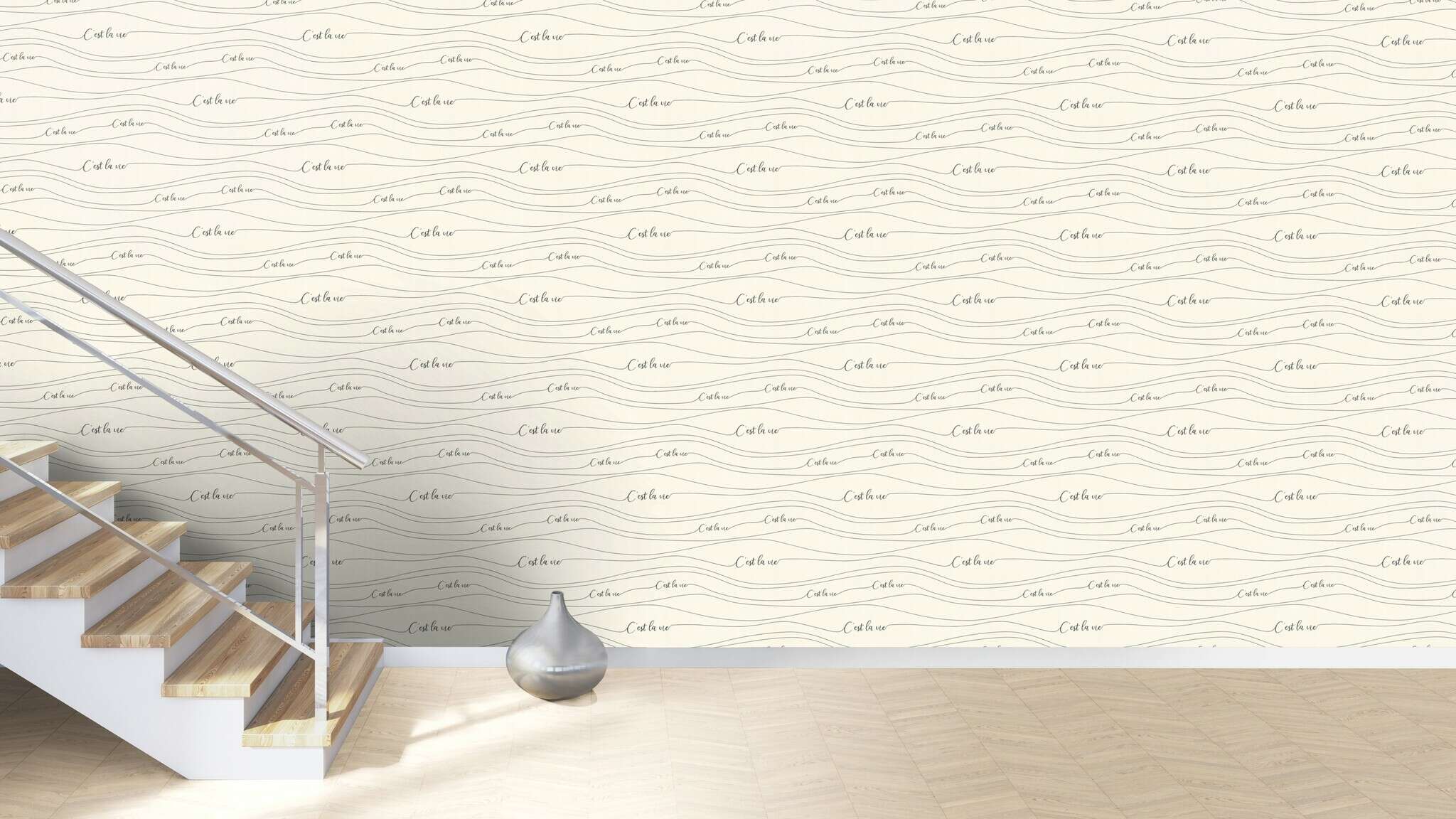 10-464603 Raumsituationen 4 Non-woven wallpaper in white-pure white Selection 464603
