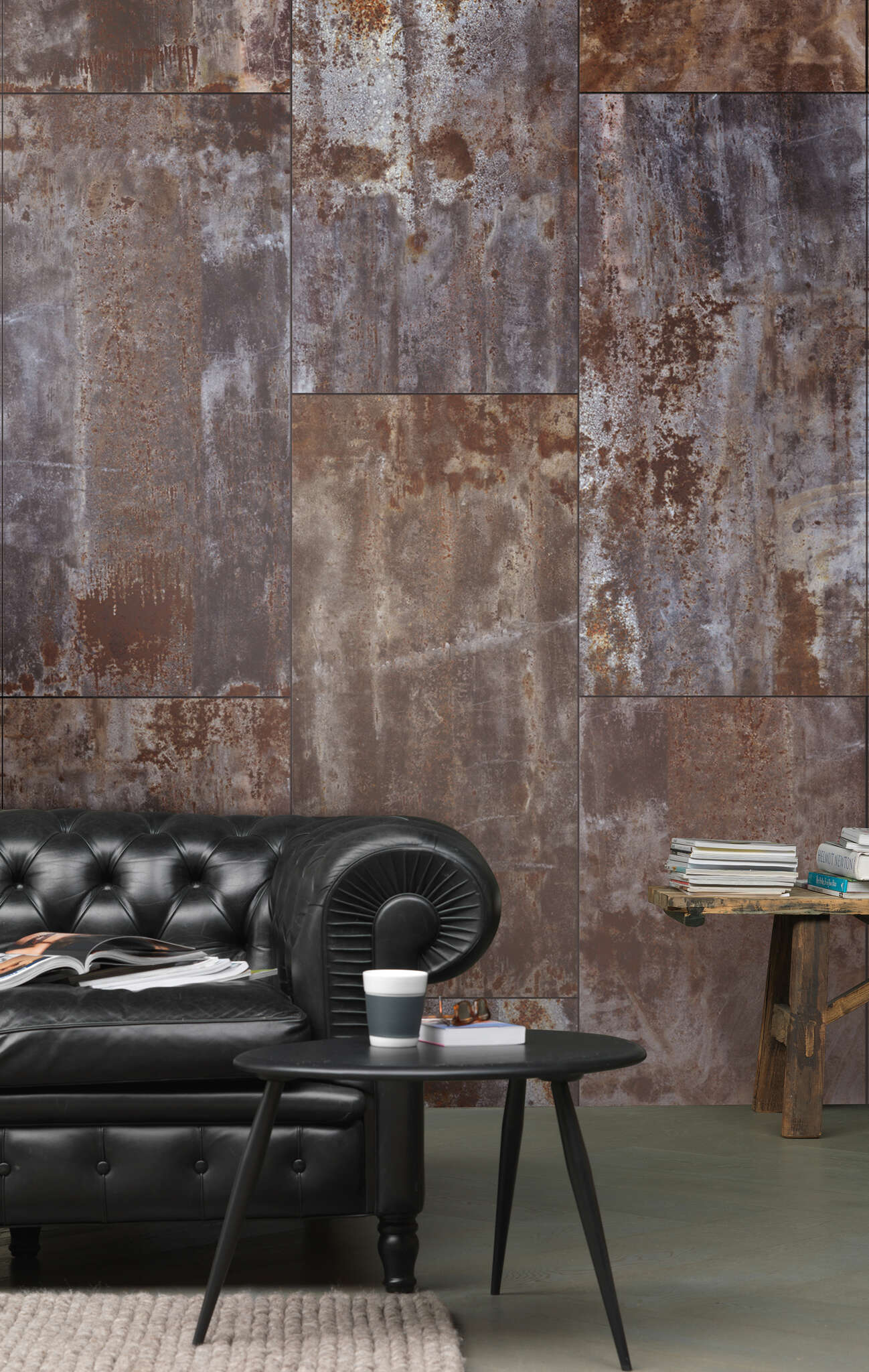 10-940909 Raumsituationen 5 Rust non-woven wallpaper in brown Selection Digital 940909