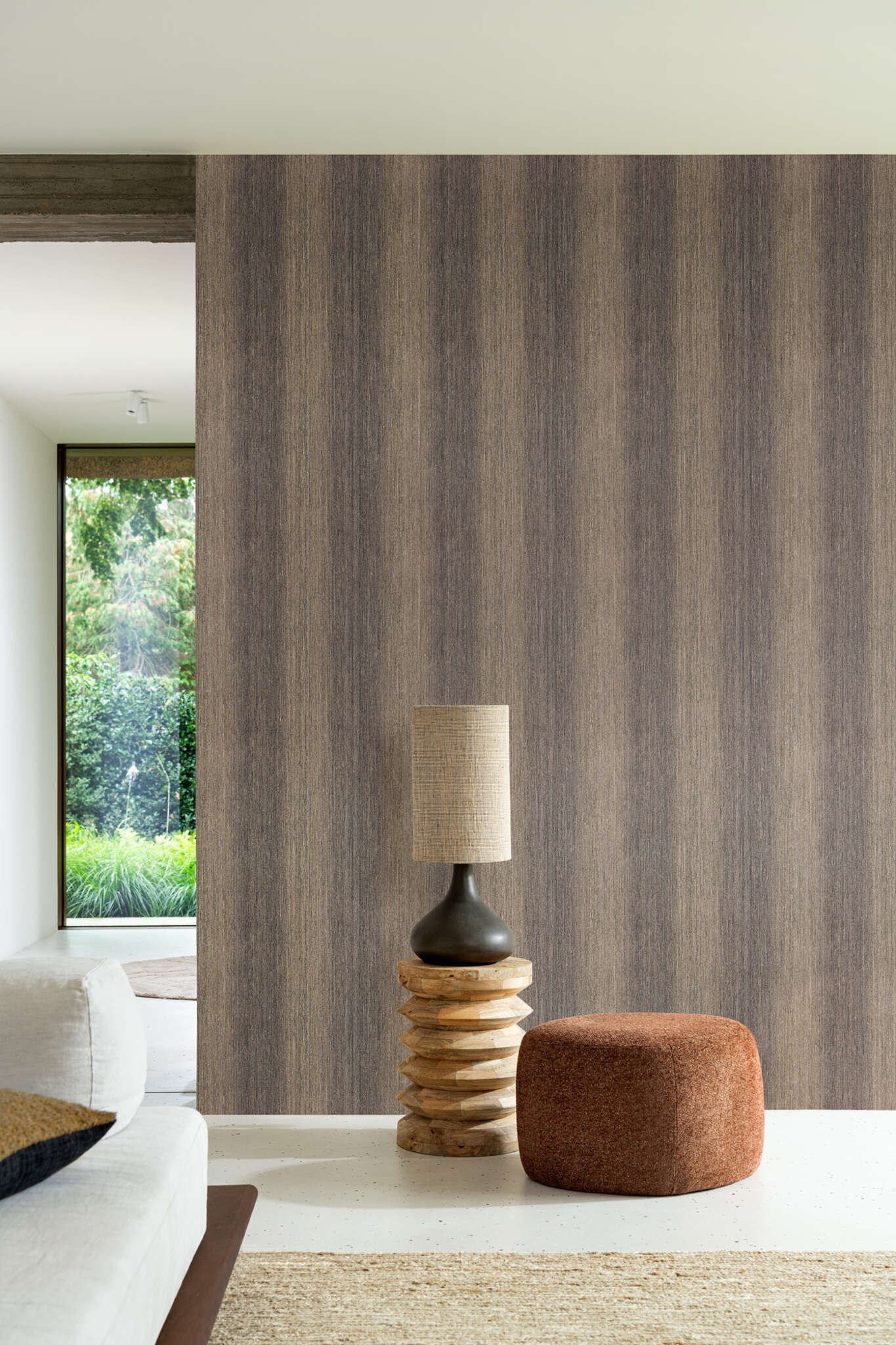 10-435023 Raumbilder 1 Vliestapete feine Linien in Grau - Noble Zen Kinari 435023