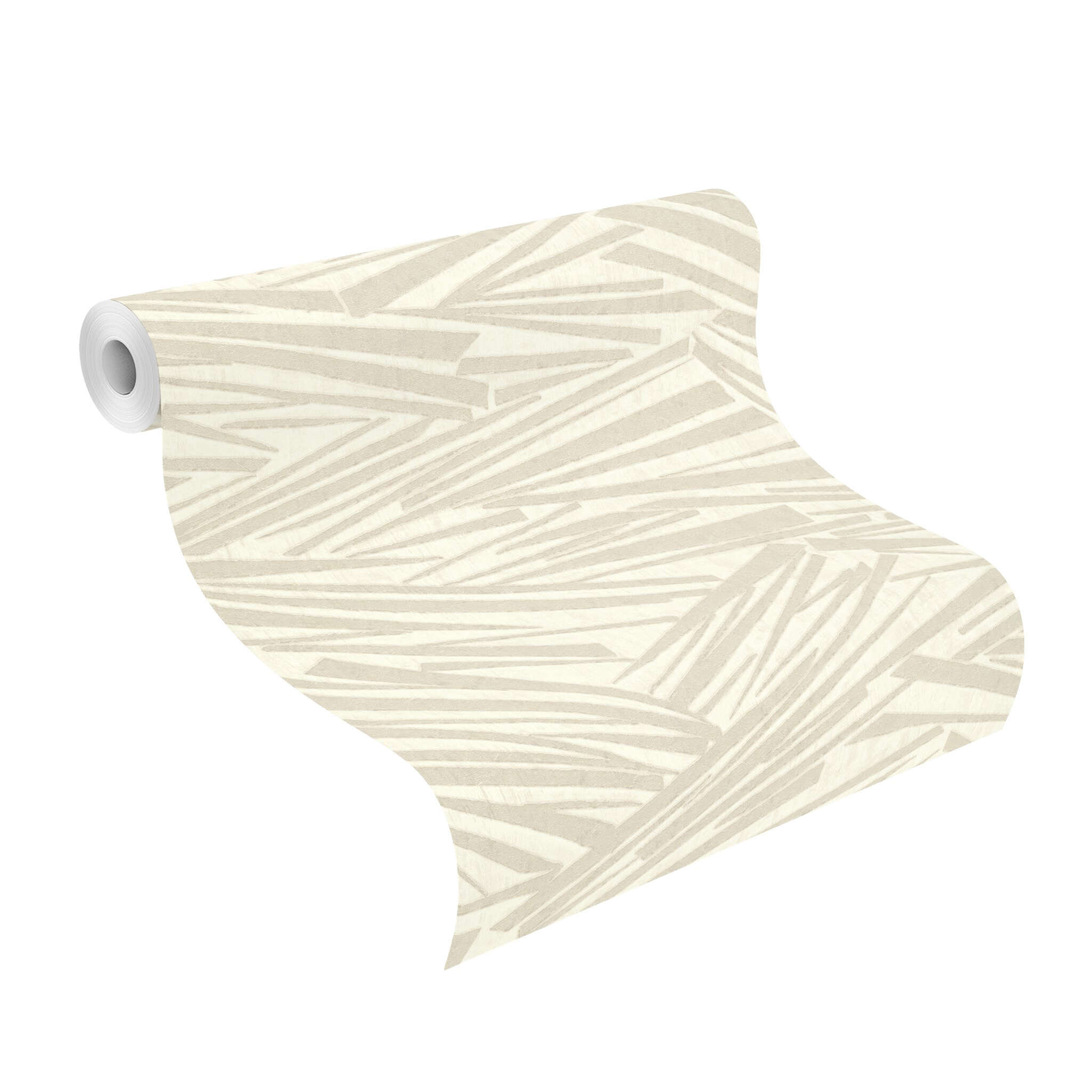 10-608328 Rolle abgerollt 1 Unrolled wallpaper roll with Graphic wallpaper with three-dimensional rods