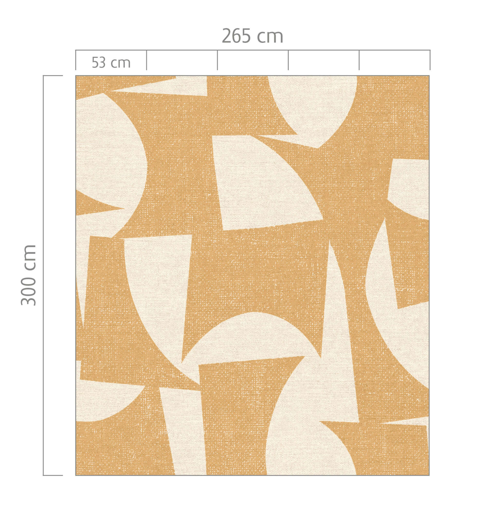 10-366853 Bildauschnitt 1 SCHÖNER WOHNEN collection mural ABSTRACT photo wallpaper in yellow 366853