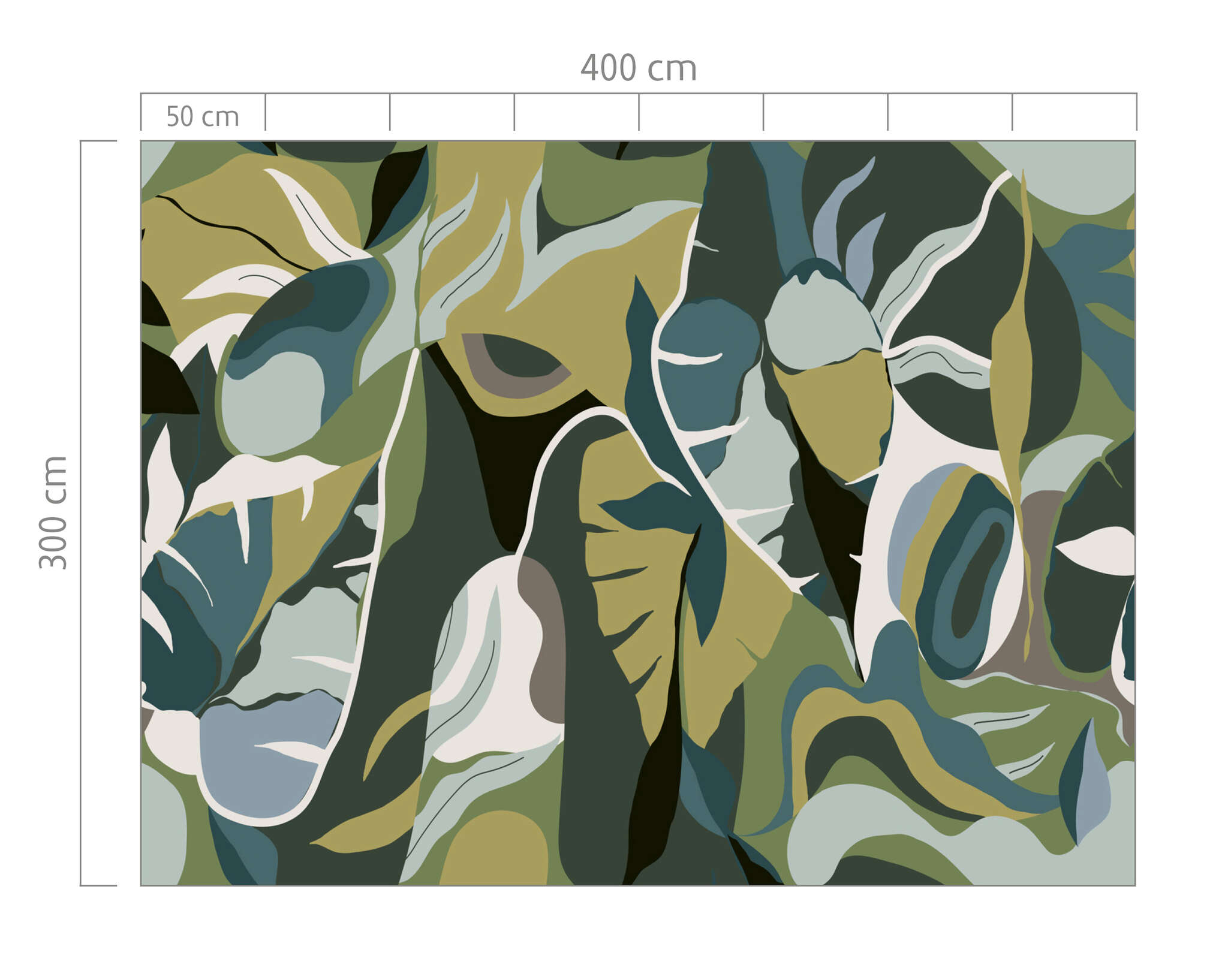 10-688184 Bildauschnitt 1 Tropical House wall mural 688184