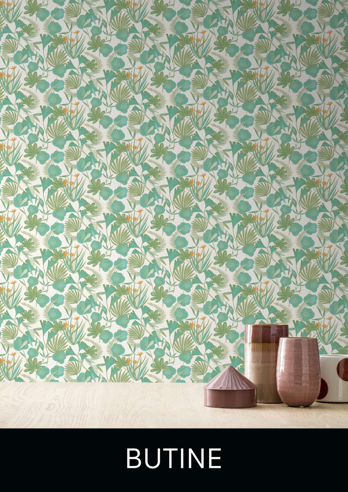 10-466621 Produktabbildung (ohne Scans) 1 Non-woven wallpaper in blue pastel turquoise Selection vinyl/non-woven 466621