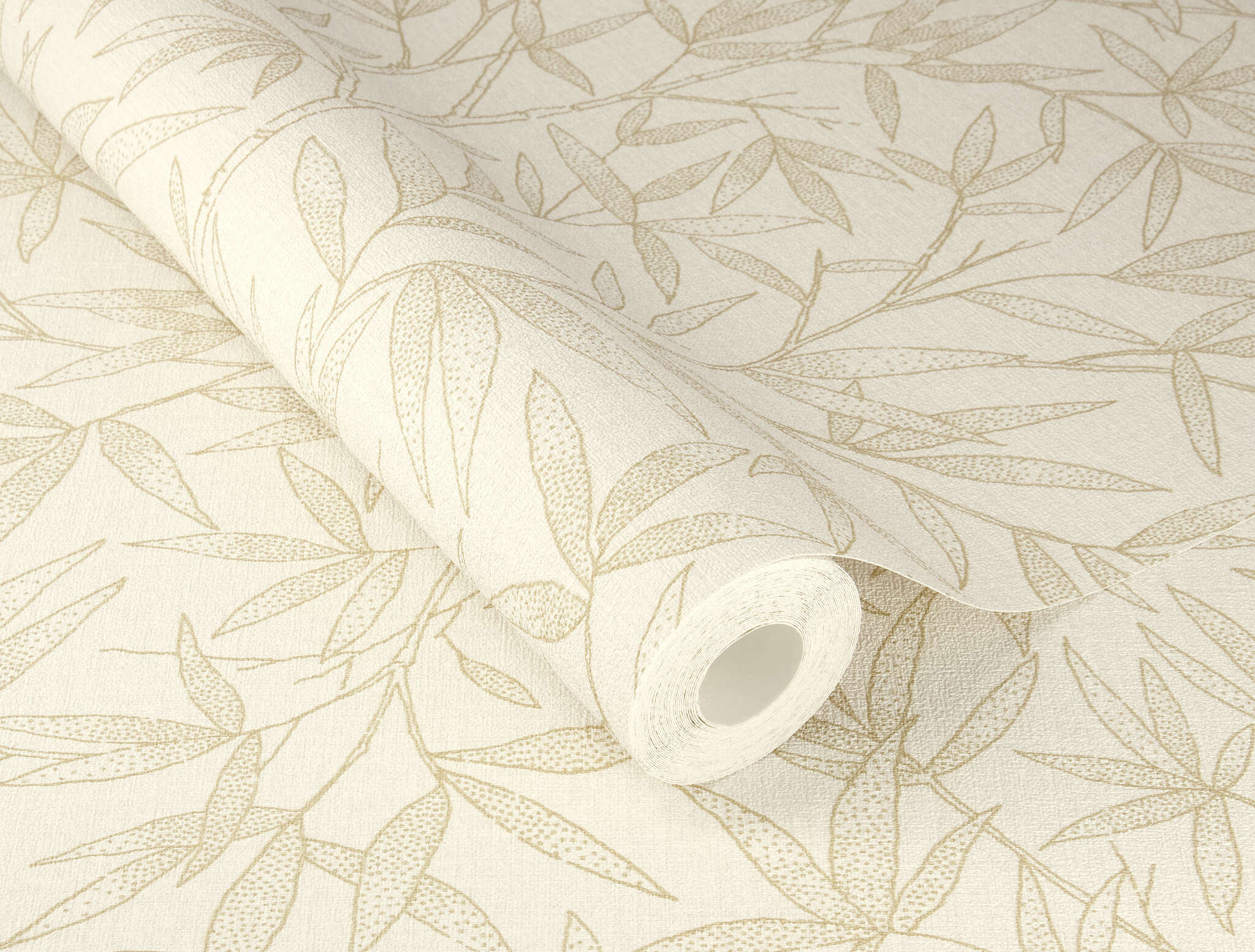 10-983111 Detailaufnahmen 1 Non-woven wallpaper in beige-petrol Novella XL 983111