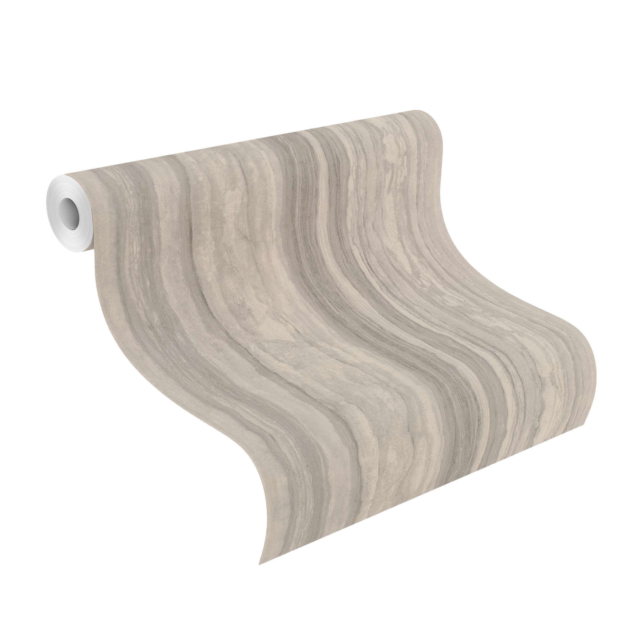 10-497342 Rolle abgerollt 1 Palazzo non-woven wallpaper in grey - Factory VI 497342