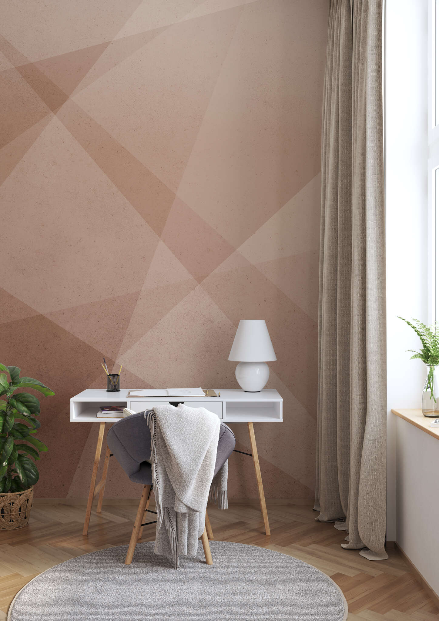 10-521931 Raumsituationen 2 Papier peint Concrete 521931