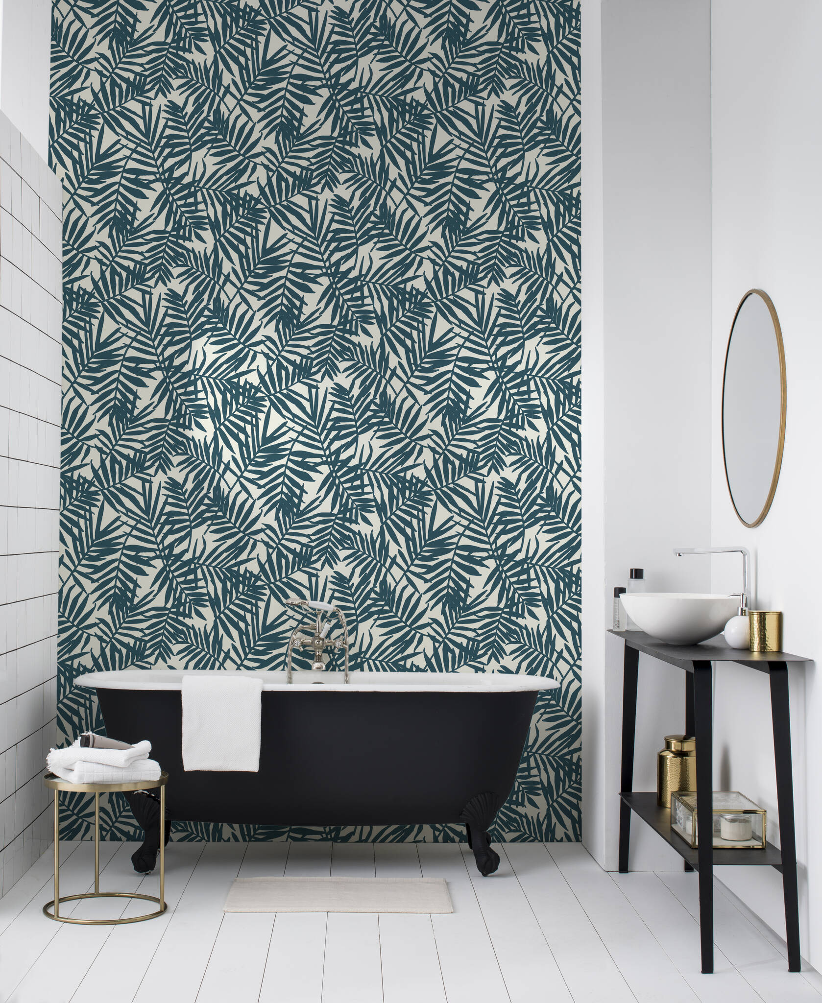 10-639117 Raumsituationen 3 Non-woven wallpaper in blue Selection vinyl/non-woven 639117
