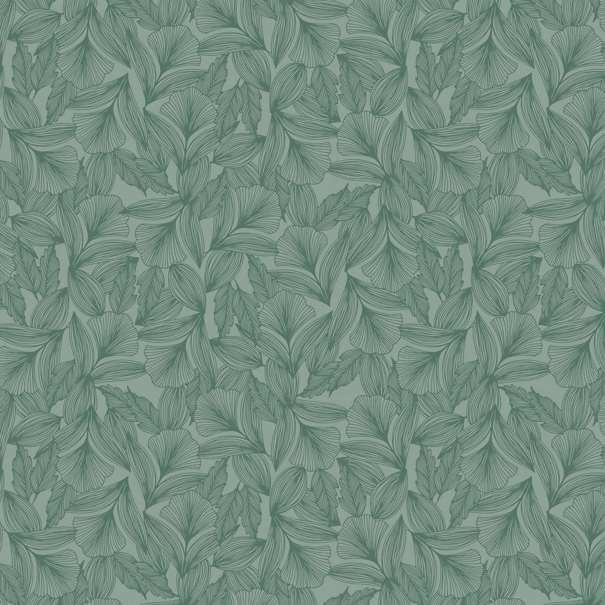 10-300113 D2C Vorschaubild 1 Wall mural Flora in Green | Roomblush - RB256