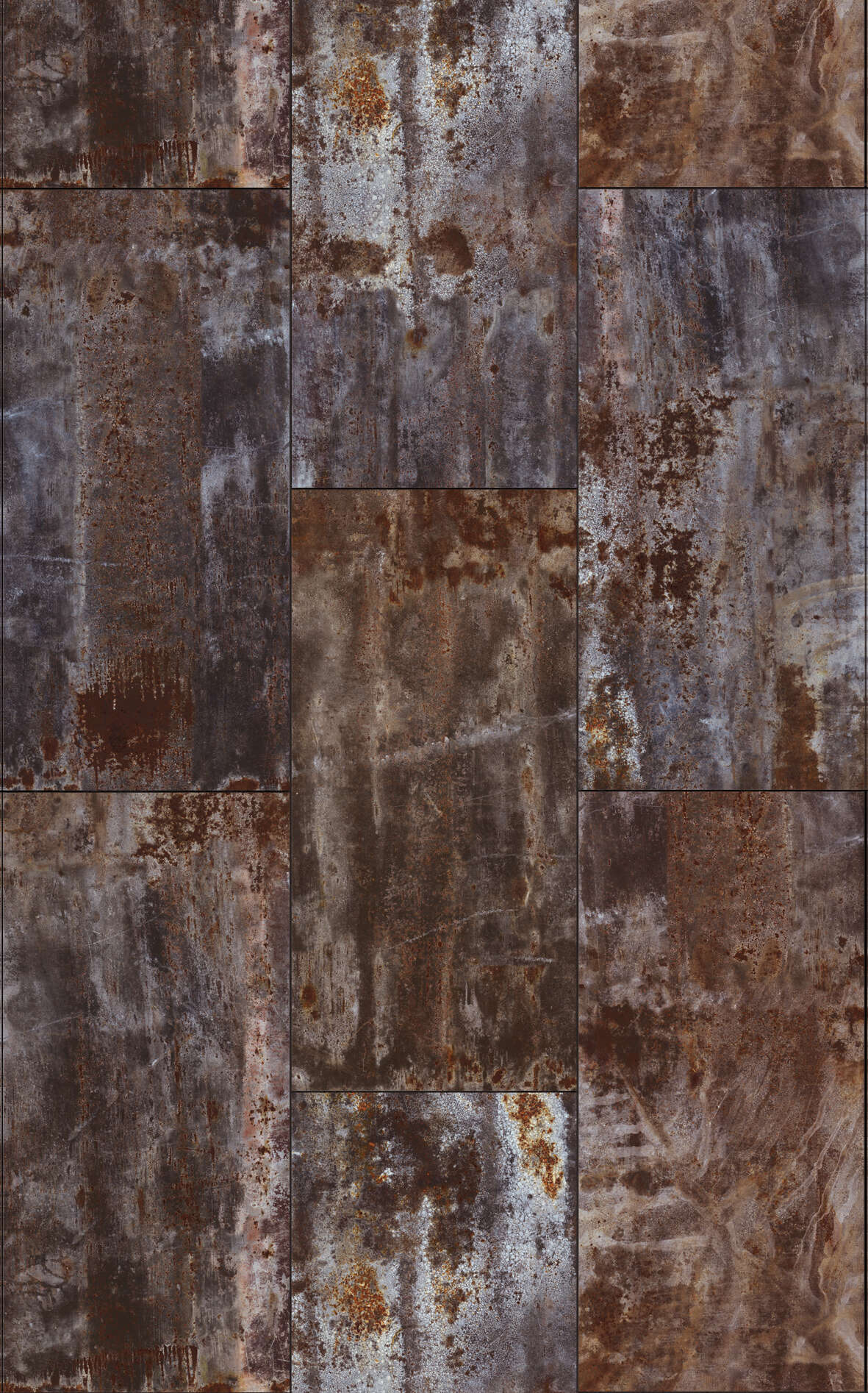 10-940909 Produktabbildung (ohne Scans) 1 Rust non-woven wallpaper in brown Selection Digital 940909