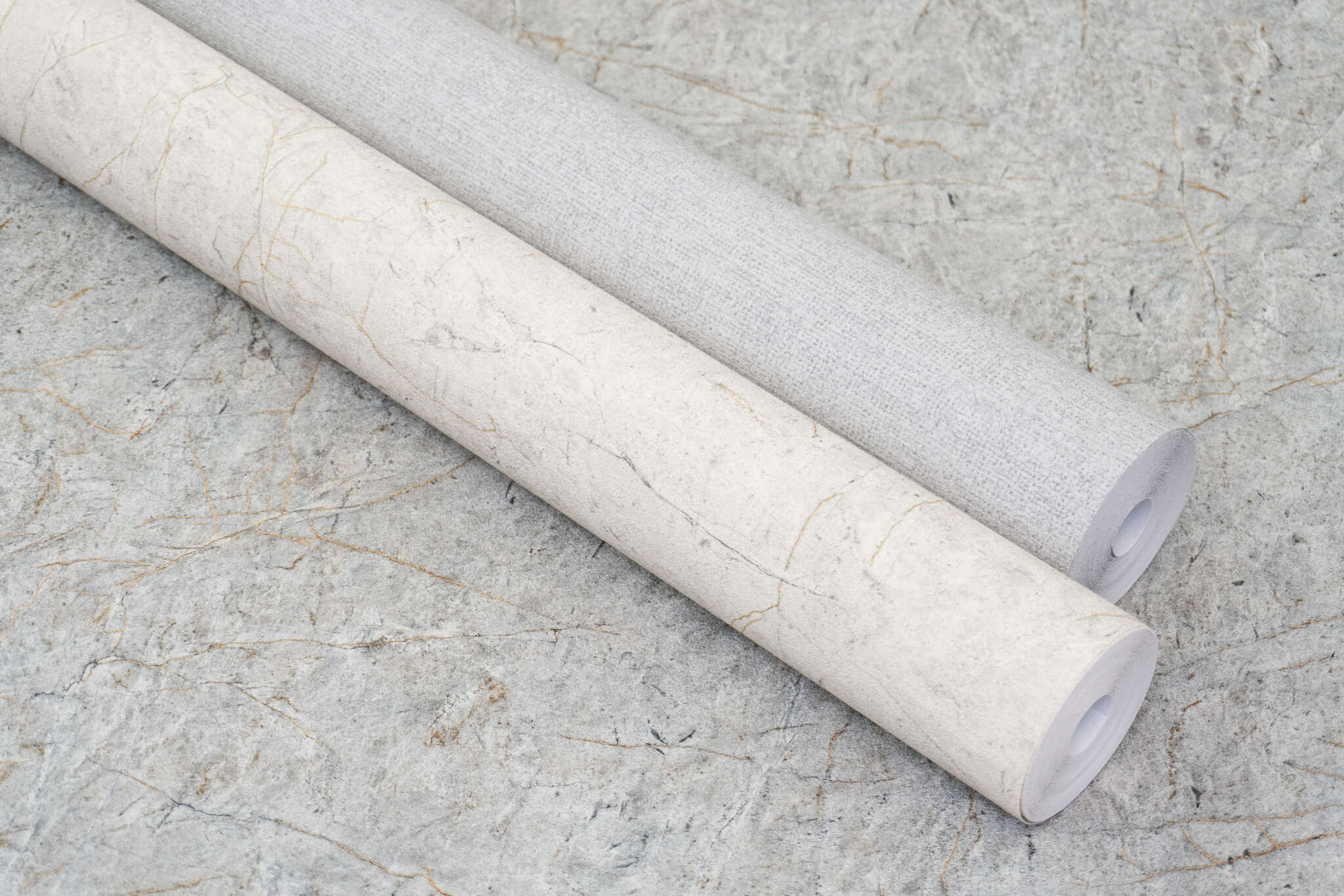 10-600261 Detailaufnahmen 6 Detailed image of Single-colour wallpaper with a woven look