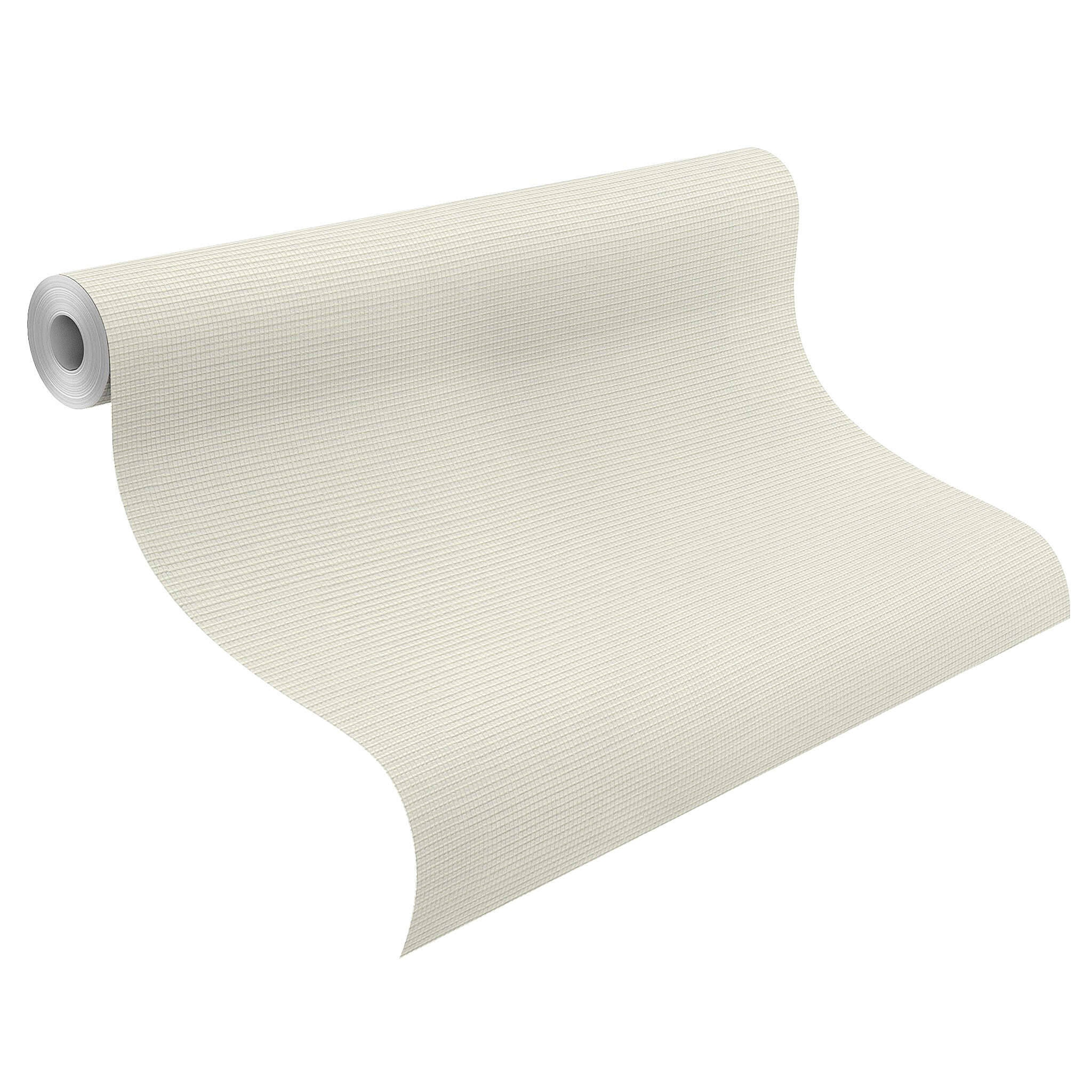 10-325867 Rolle abgerollt 1 Bauhaus wallpaper white paintable 325867