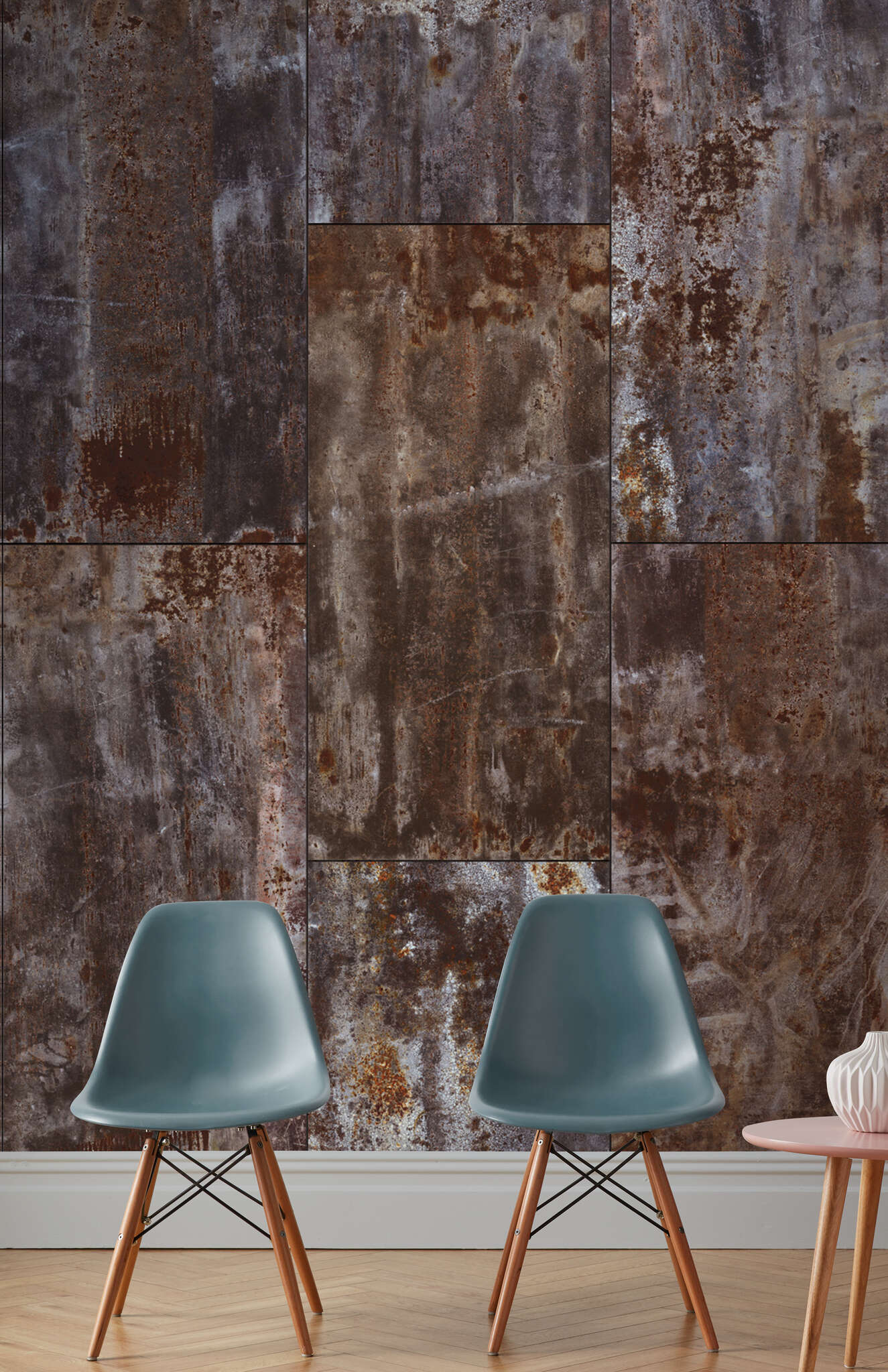 10-940909 Raumsituationen 2 Rust non-woven wallpaper in brown Selection Digital 940909