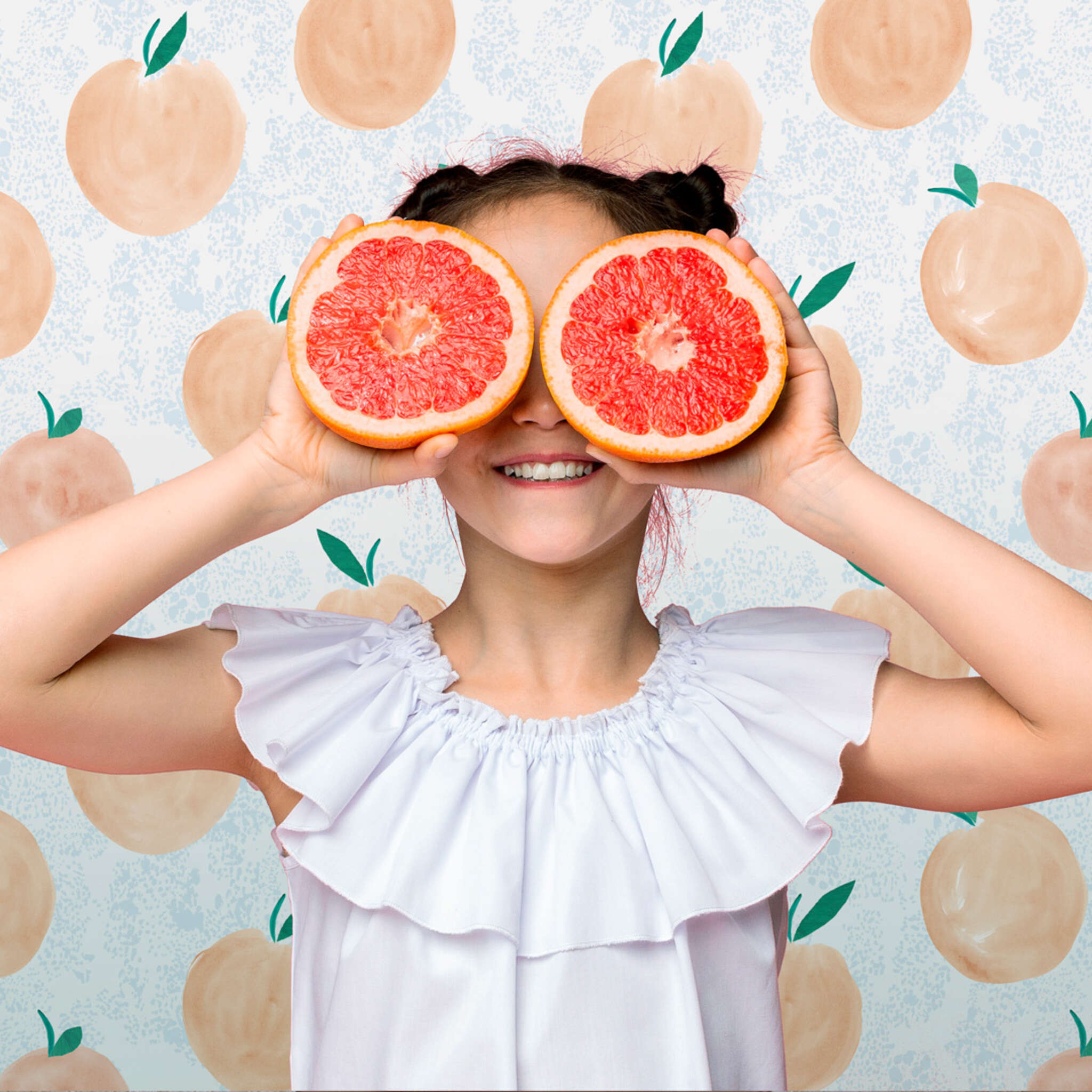 10-300097 Raumsituationen 1 Wall mural Zumo in Orange | Roomblush - RB203