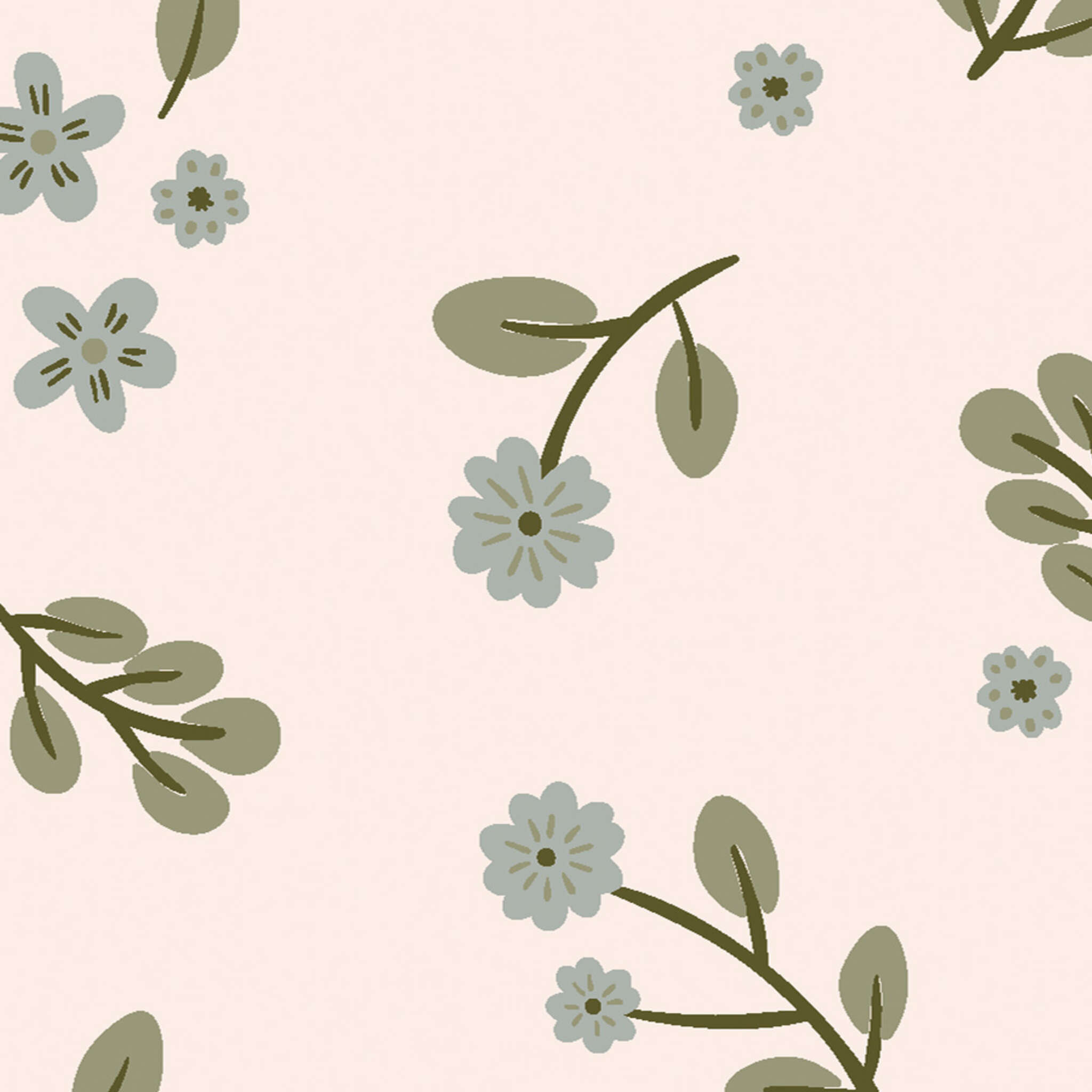 10-300088 Detailaufnahmen 1 Wall mural Floral Dance in Blue | Roomblush - RB005-RC