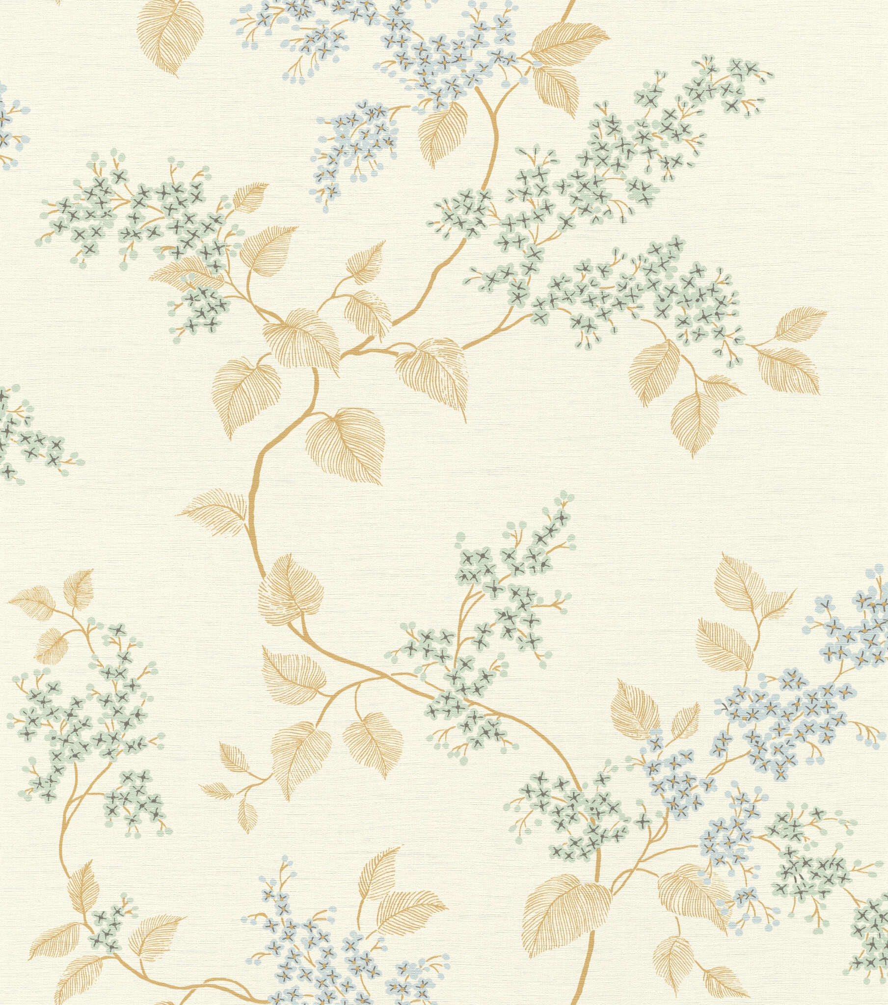 10-795325 Artikelscan 1 Blüten Vliestapete in Blau #followusaround 795325
