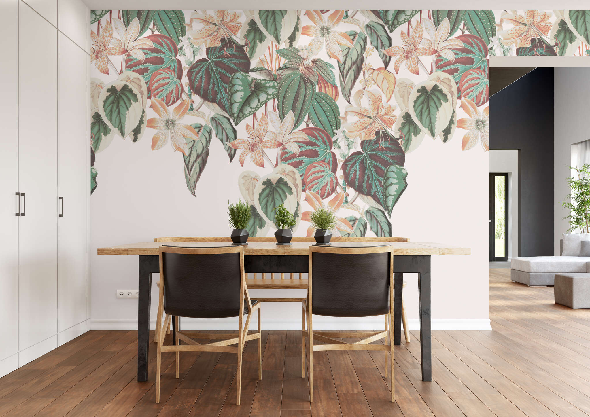 10-590036 Raumbilder 1 magicwalls Papier peint avec rinceaux de fleurs 590036