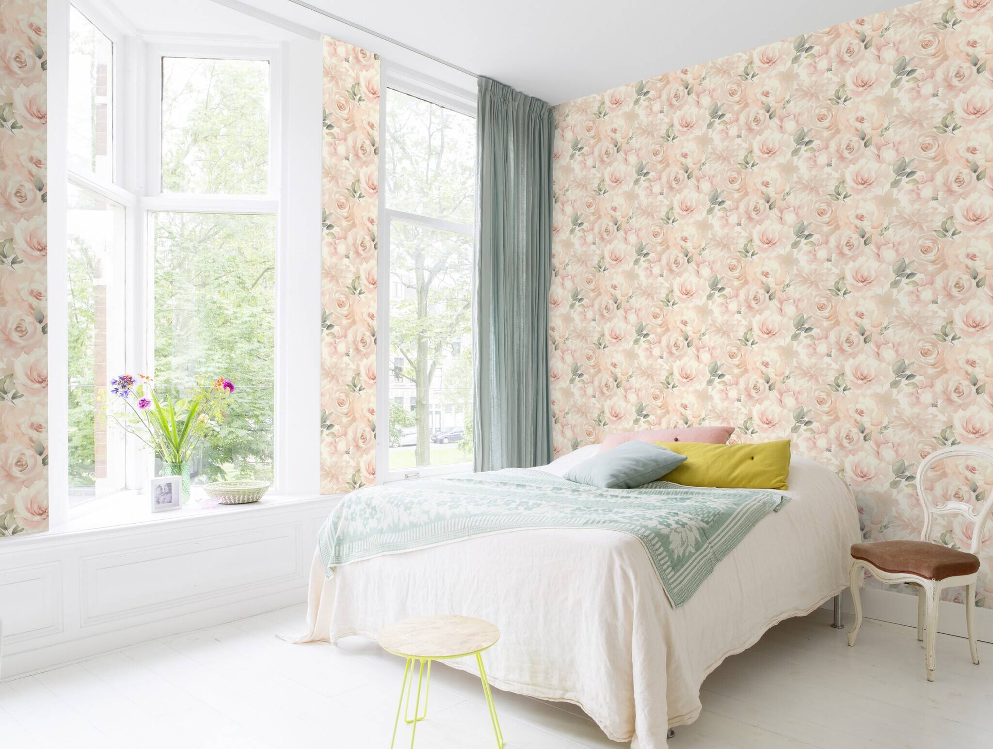 10-582314 Raumsituationen 1 Non-woven wallpaper in pink Selection vinyl/non-woven 582314