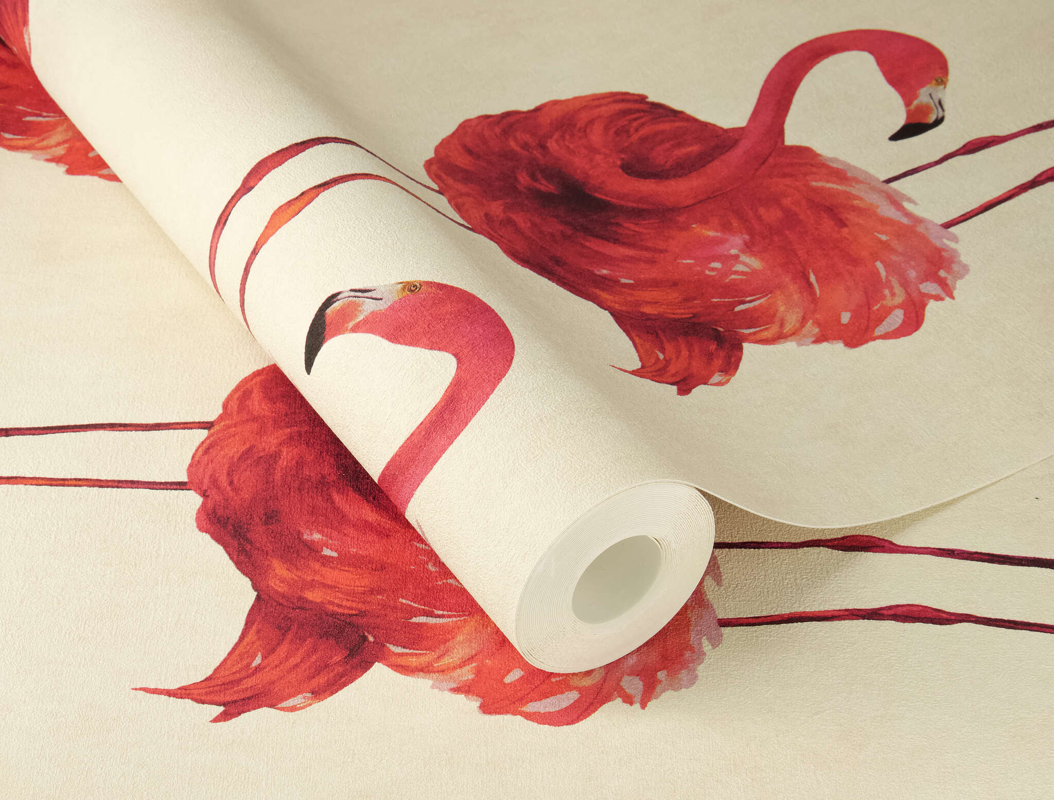 10-370805 Detailaufnahmen 1 Papier peint adhésif Flamazing 370805 - Grands flamants roses
