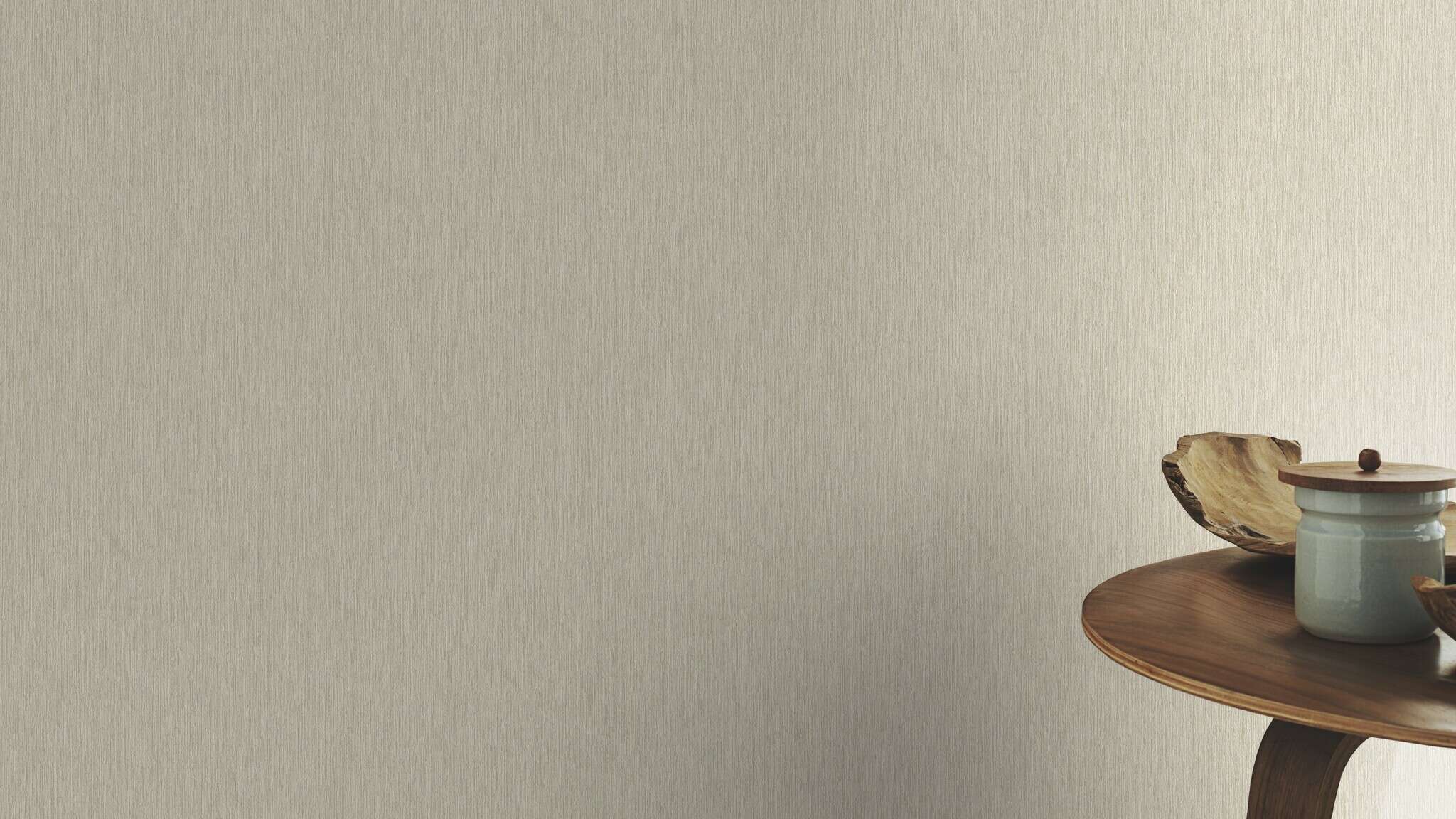 10-541441 Raumsituationen 2 Room with Single-colour wallpaper with vertical texture