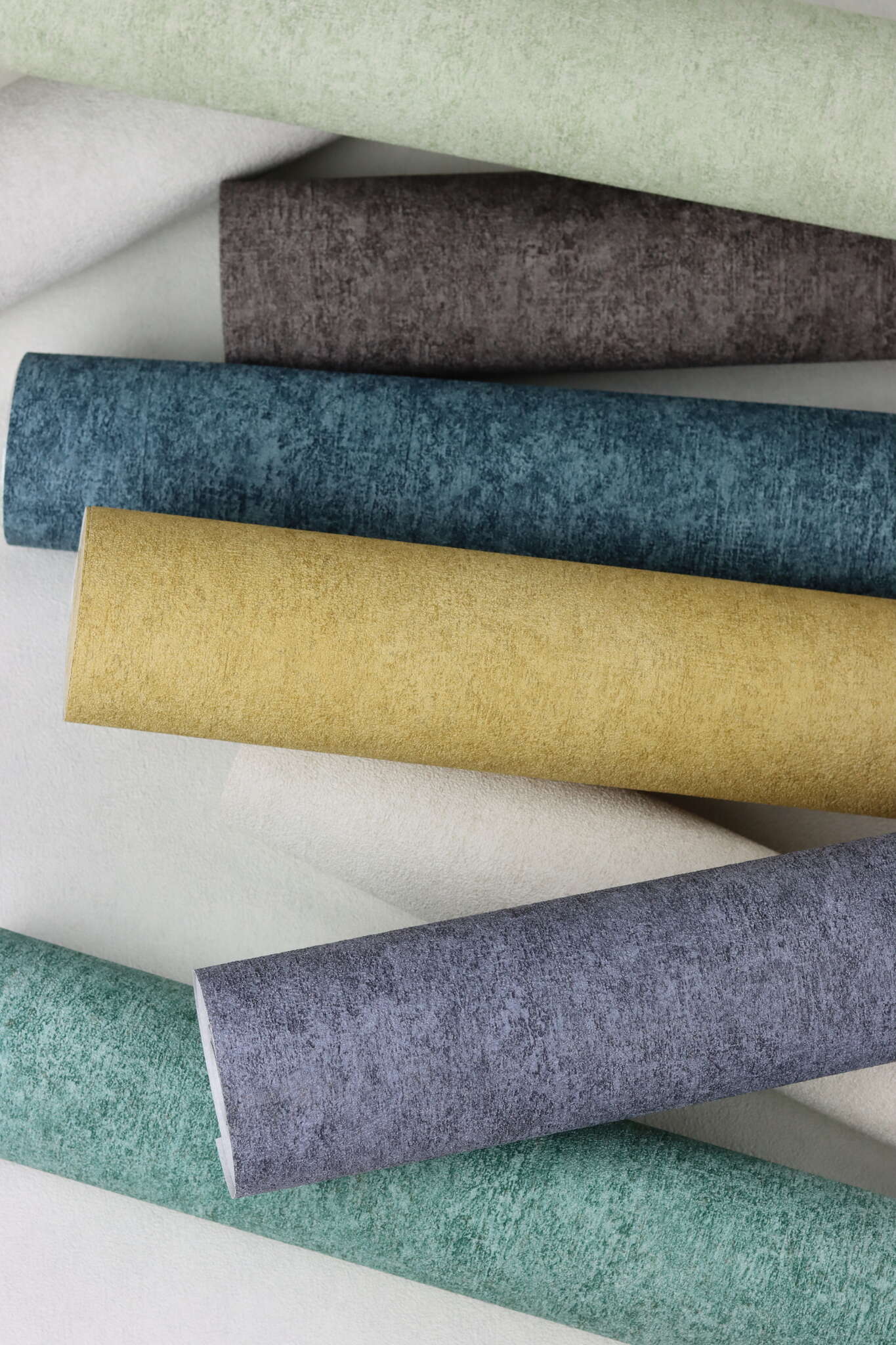10-617122 Detailaufnahmen 25 Detailed image of Single-colour wallpaper with a rough plaster look