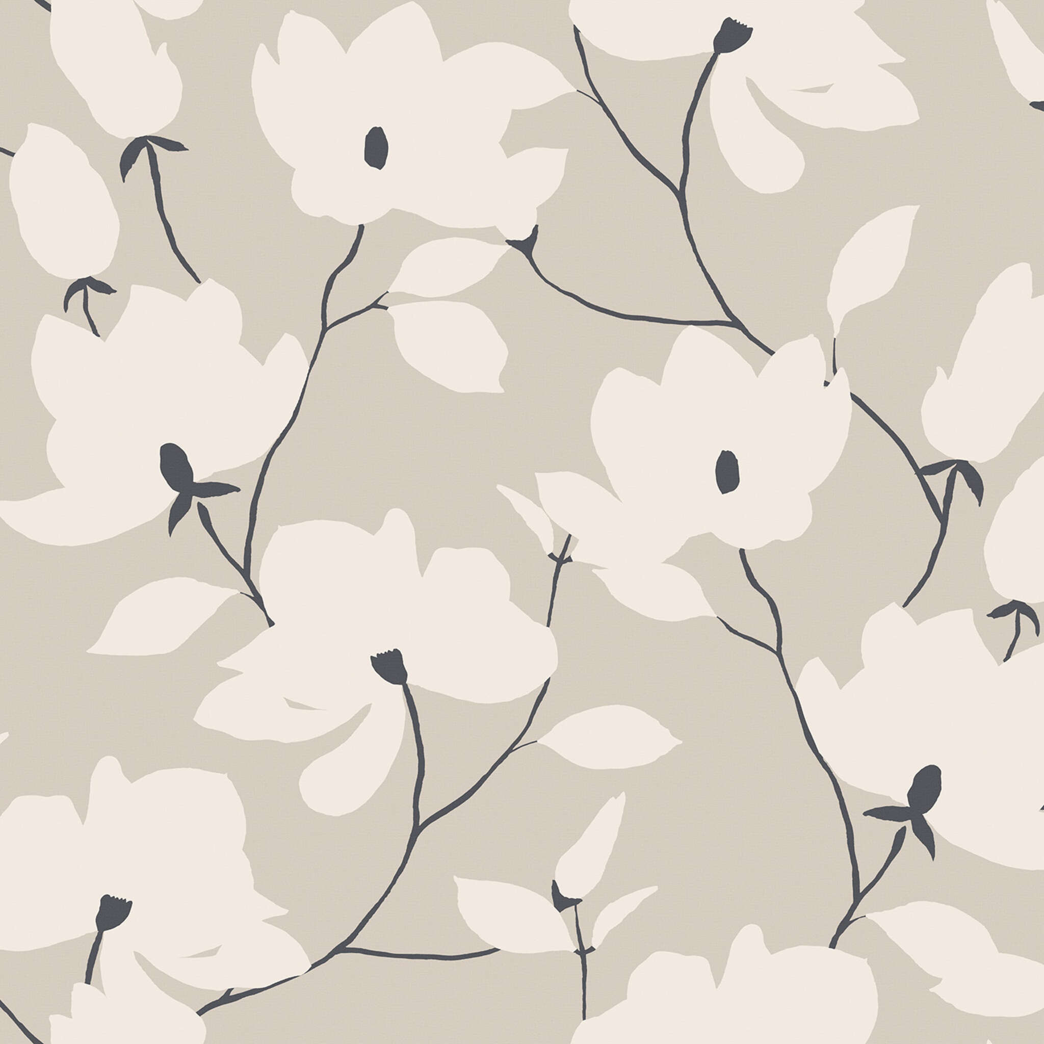 Fototapete Schöner Wohnen-Kollektion Fleur in Beige 367287