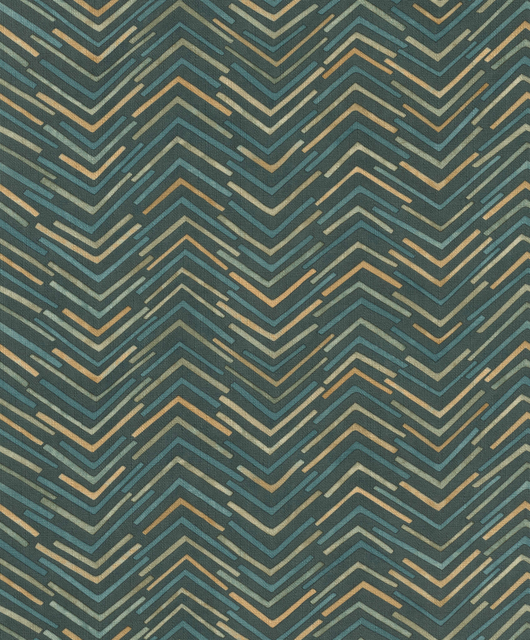10-560985 Artikelscan 1 Graphic non-woven wallpaper in green-petrol Selection 560985