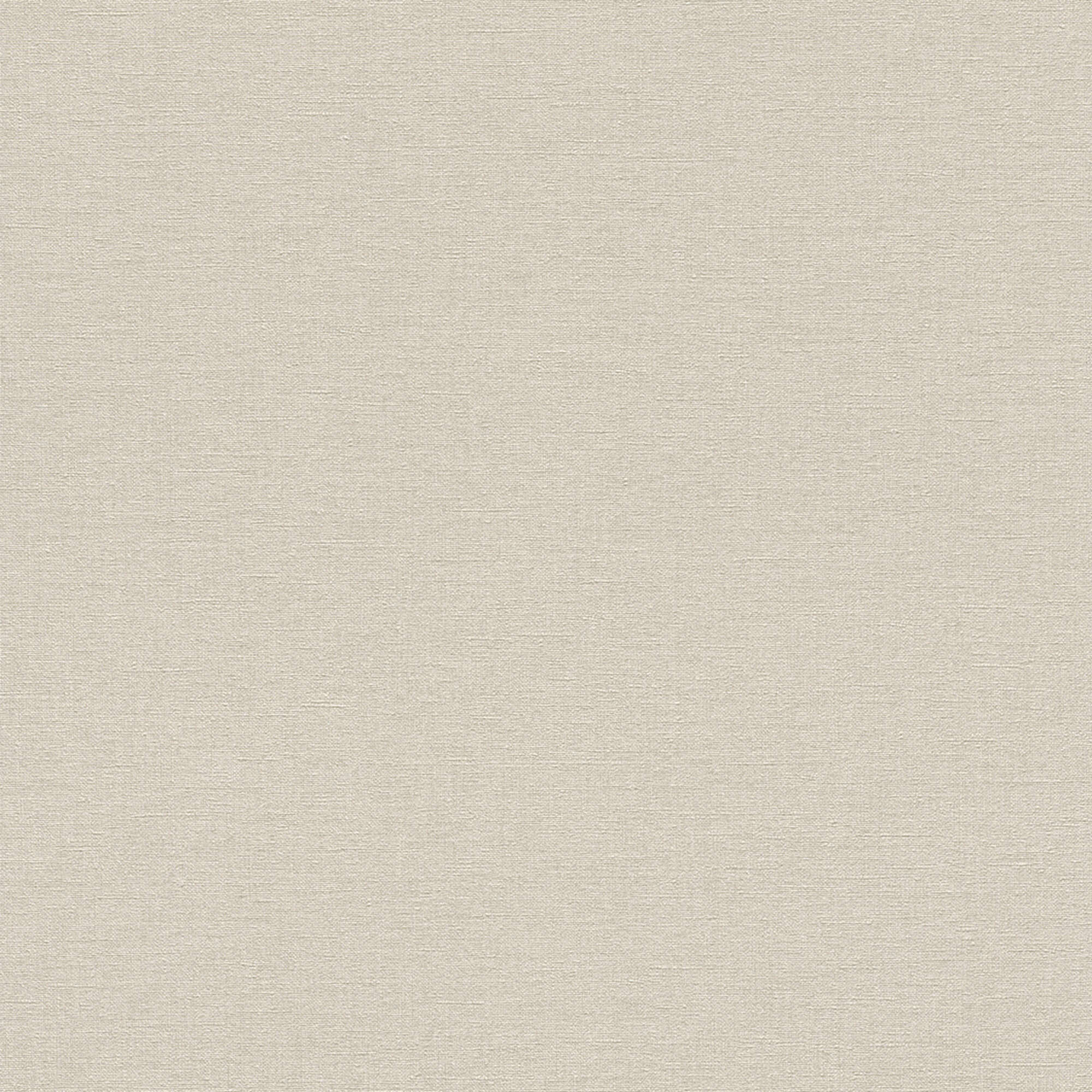 10-448634 Artikelscan 1 Plain wallpaper in beige with a textile linen-like surface, ideal for cosy room designs.