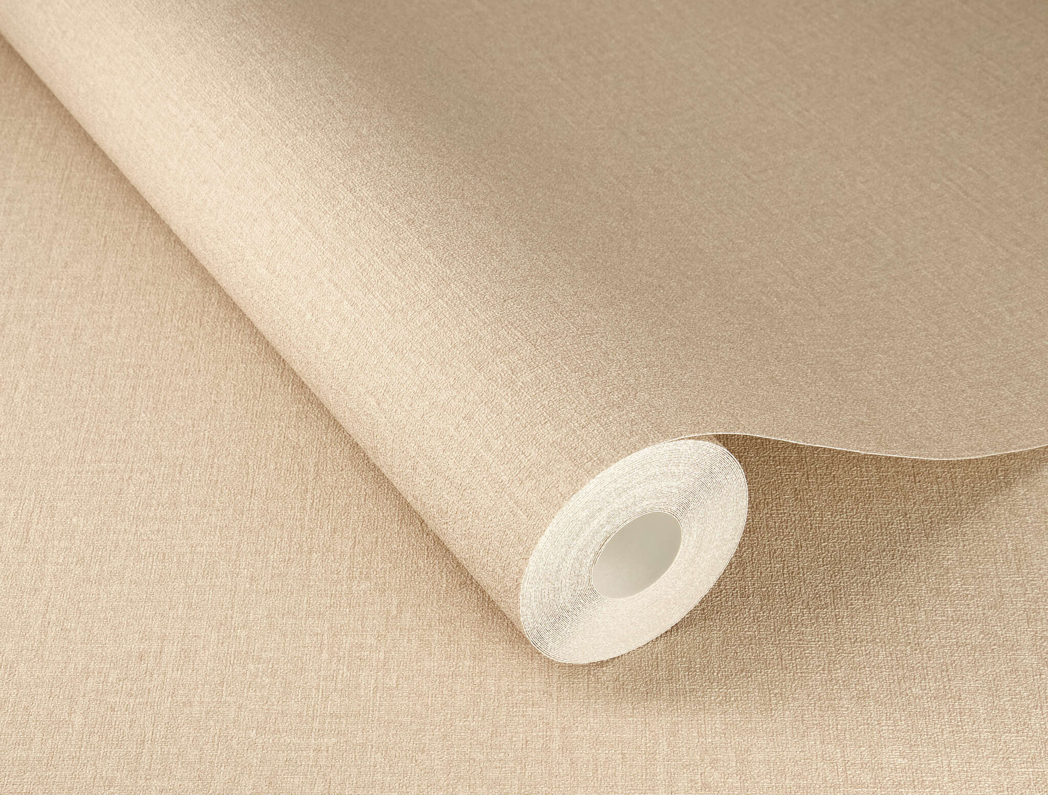 10-555882 Detailaufnahmen 1 Detailed image of Plain wallpaper with linen texture