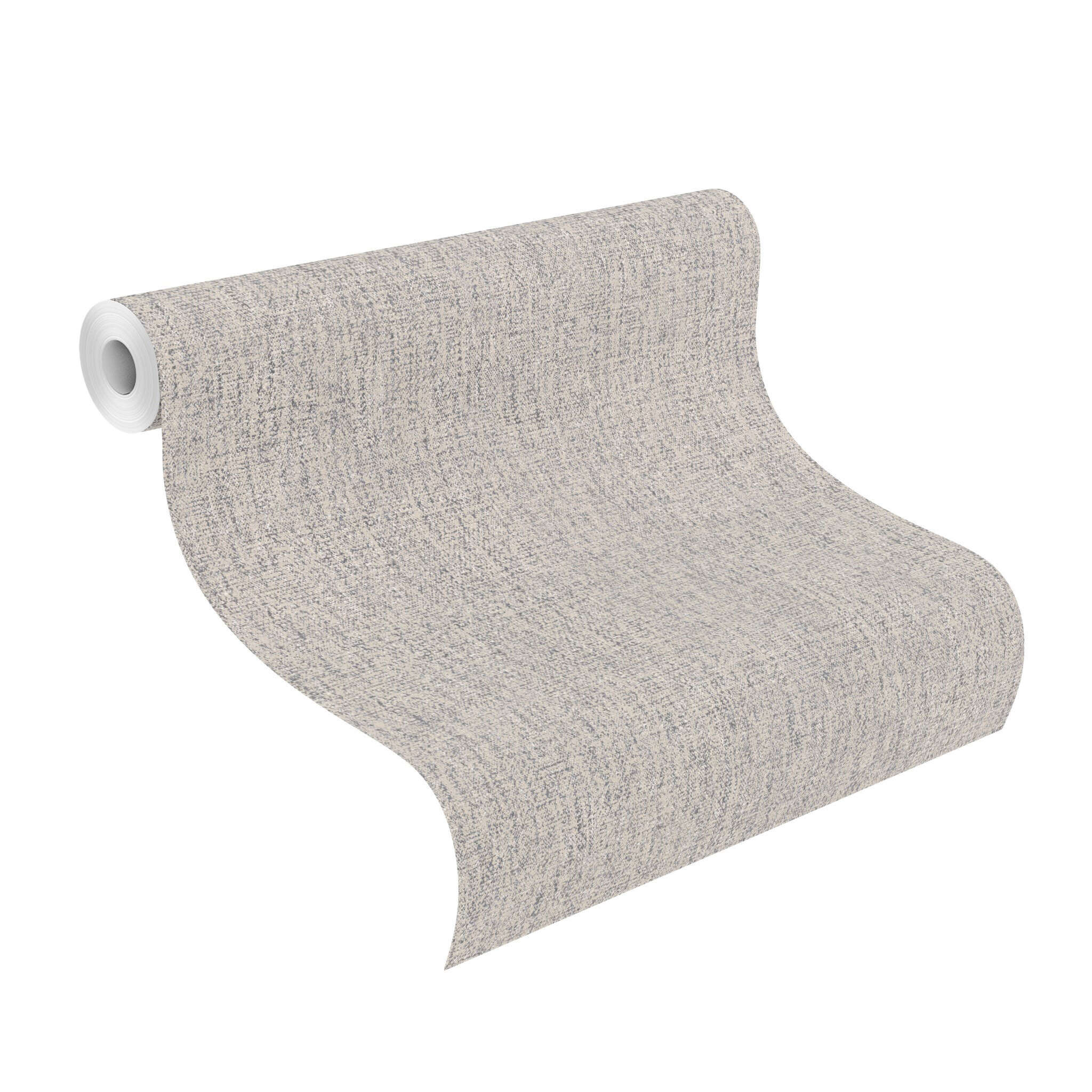 10-412260 Rolle abgerollt 1 Textiloptik Vliestapete in Grau In Bloom - Loom 412260