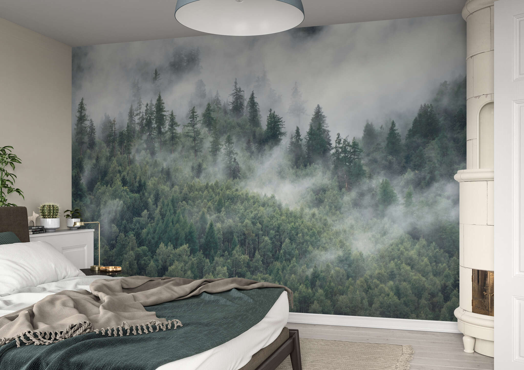 10-360028 Raumsituationen 1 Wall mural with forest motif 360028