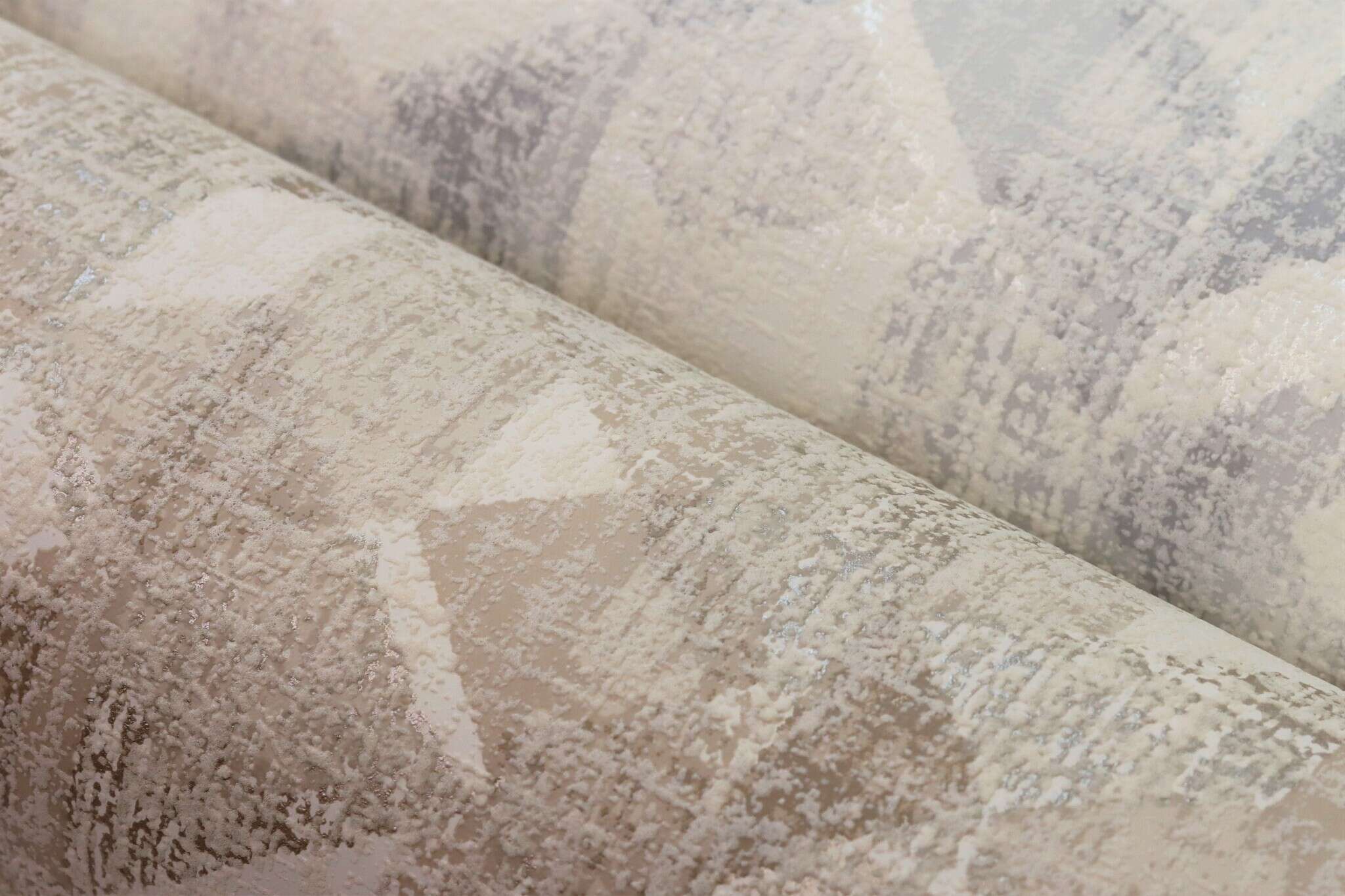 10-654226 Detailaufnahmen 2 Graphic non-woven wallpaper in beige-greige Welcome Home 654226
