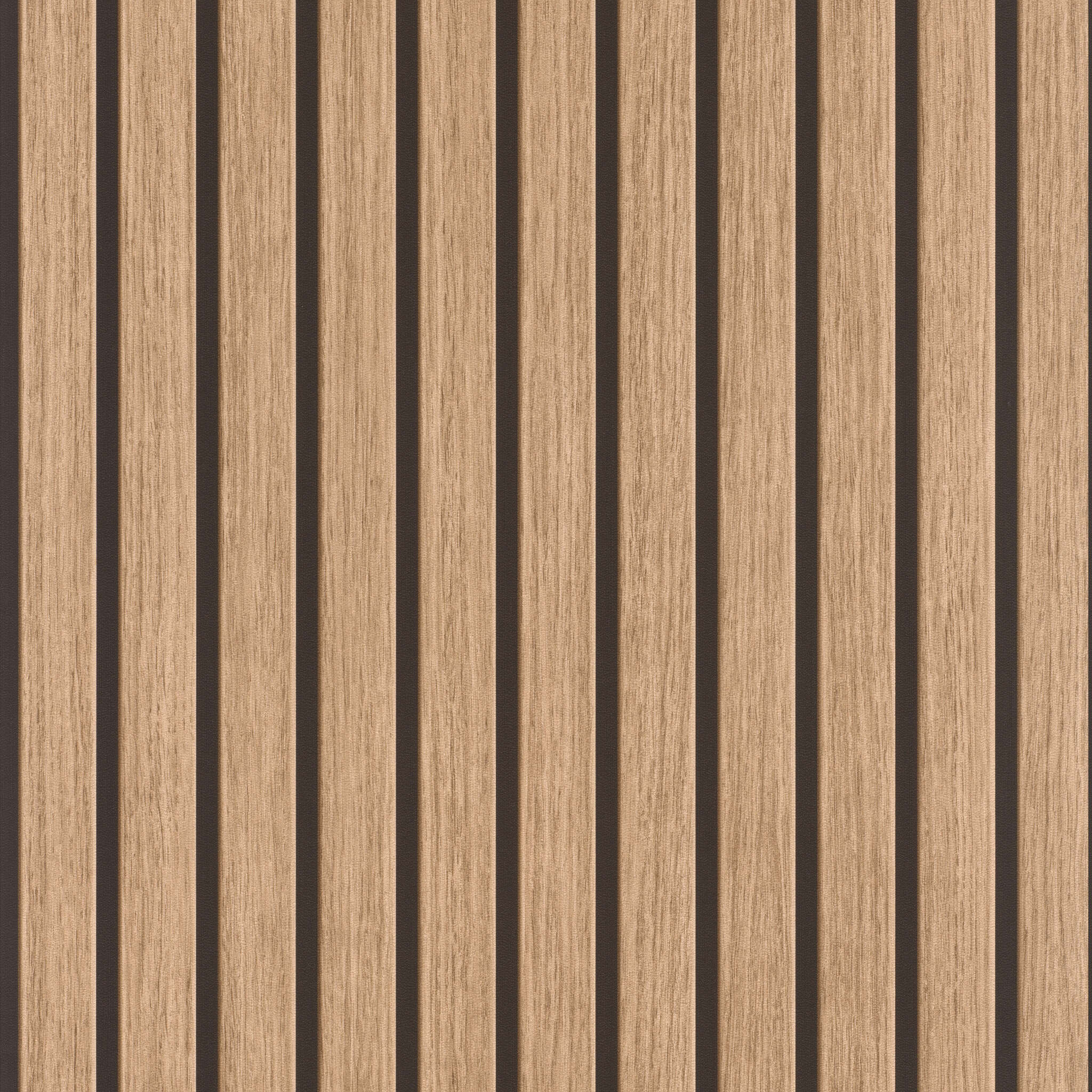 Selbstklebende Tapete Echo 370102 - 3D Holzpaneele Selbstklebende Tapete Echo 370102 - 3D Holzpaneele in Braun