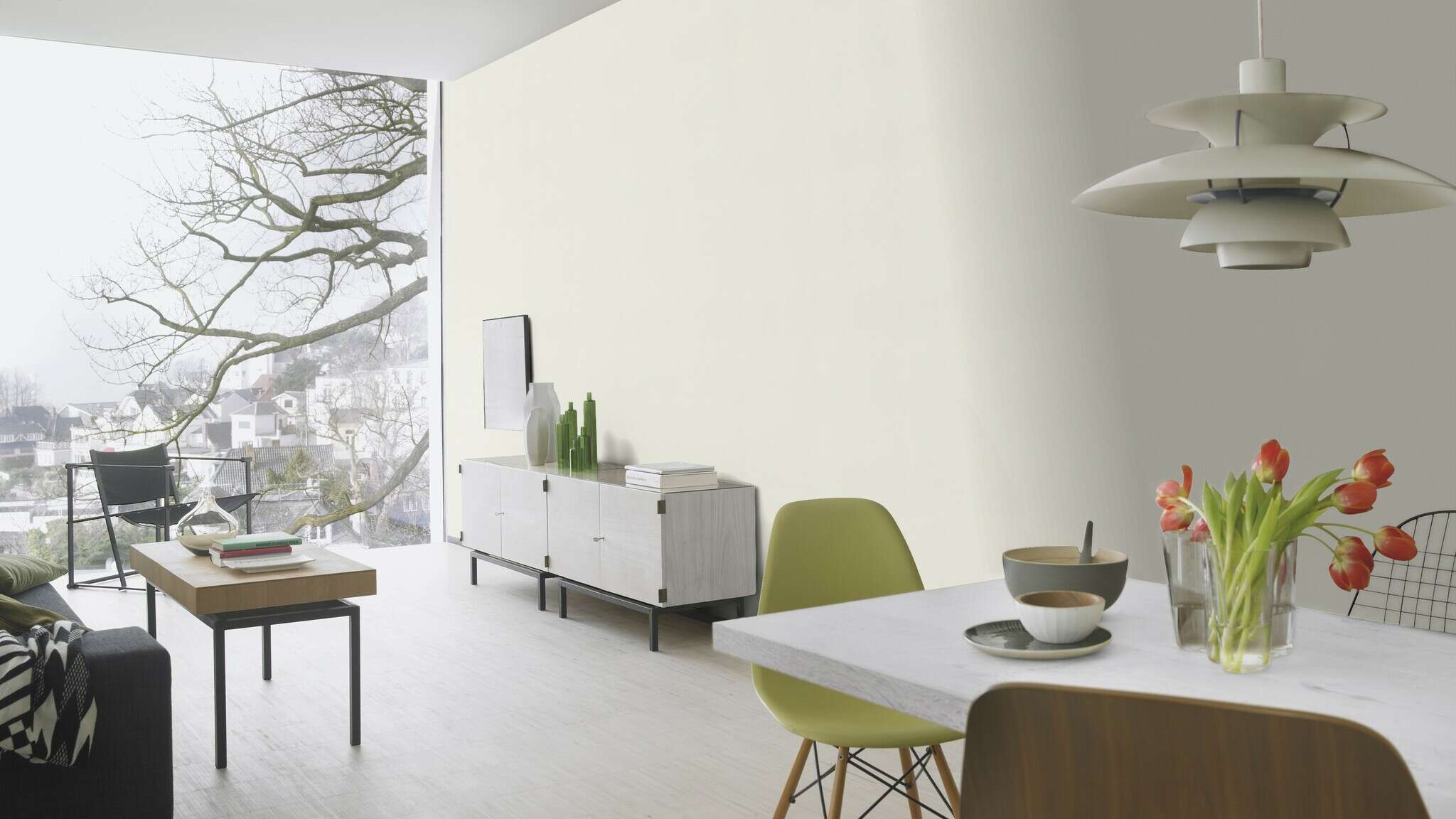 10-325874 Raumsituationen 1 Bauhaus Tapete überstreichbar 325874