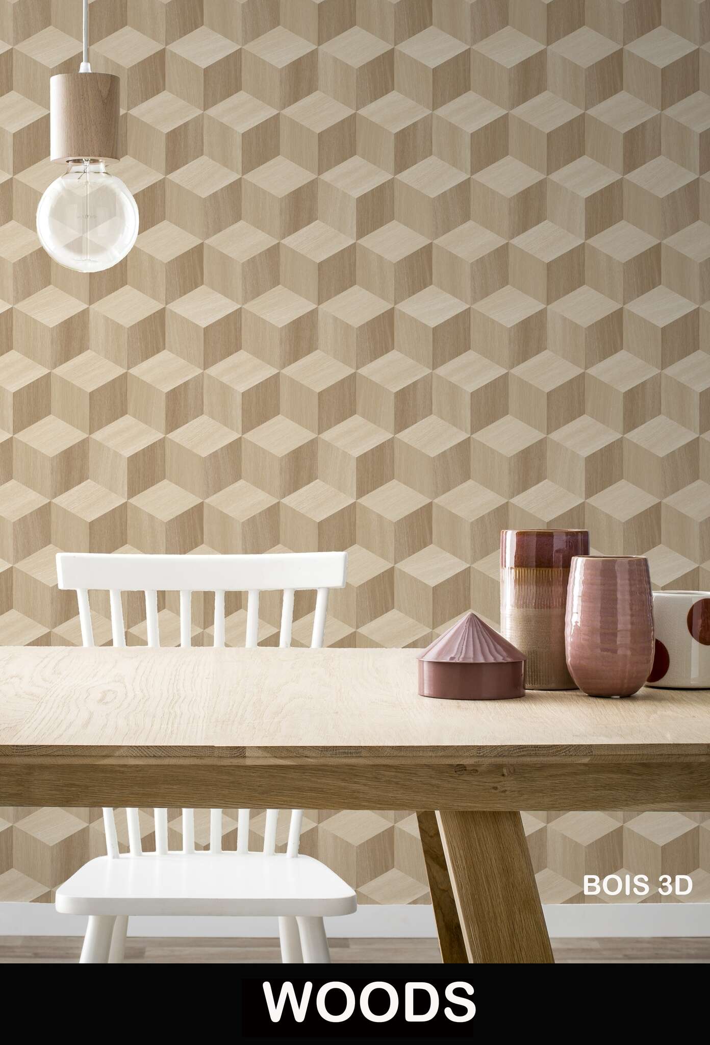 10-833737 Produktabbildung (ohne Scans) 1 Non-woven wallpaper in beige-light beige Selection vinyl/non-woven 833737