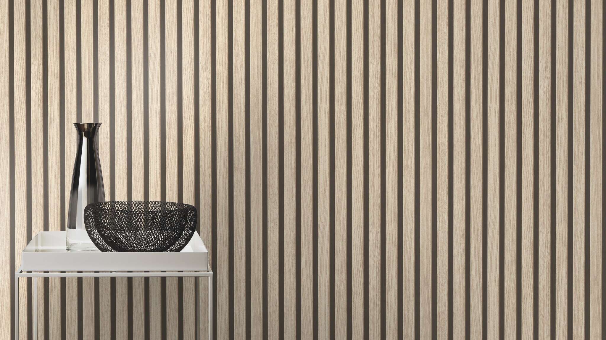 10-499315 Raumsituationen 3 Room with Wallpaper with acoustic panels