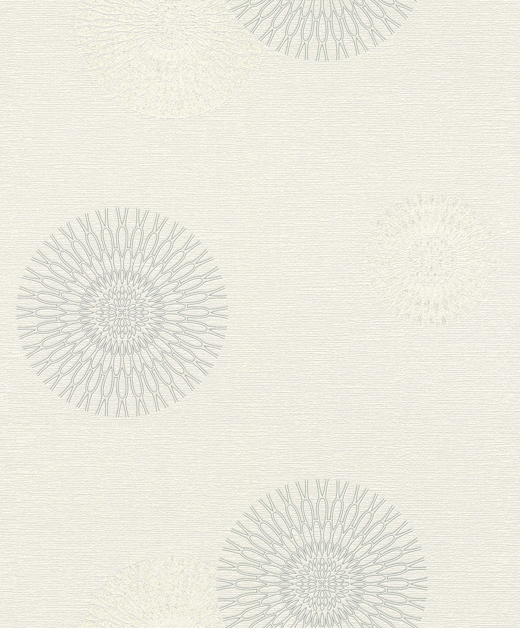 10-808827 Artikelscan 1 Wallpaper with stylised flowers and textile texture