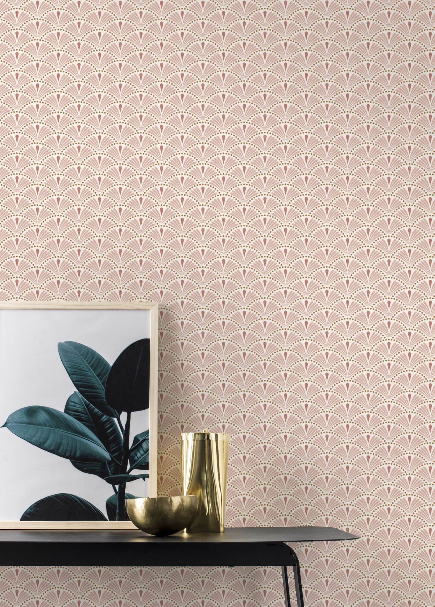 10-637939 Raumsituationen 2 Non-woven wallpaper in Pink Selection vinyl/non-woven 637939