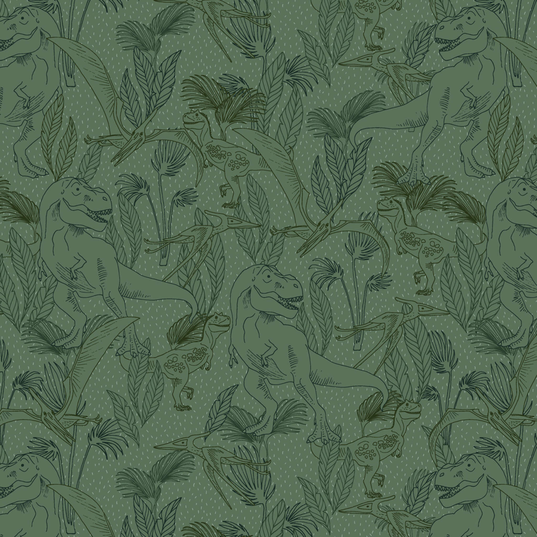 Fototapete Dino in Grün | Roomblush - RB224