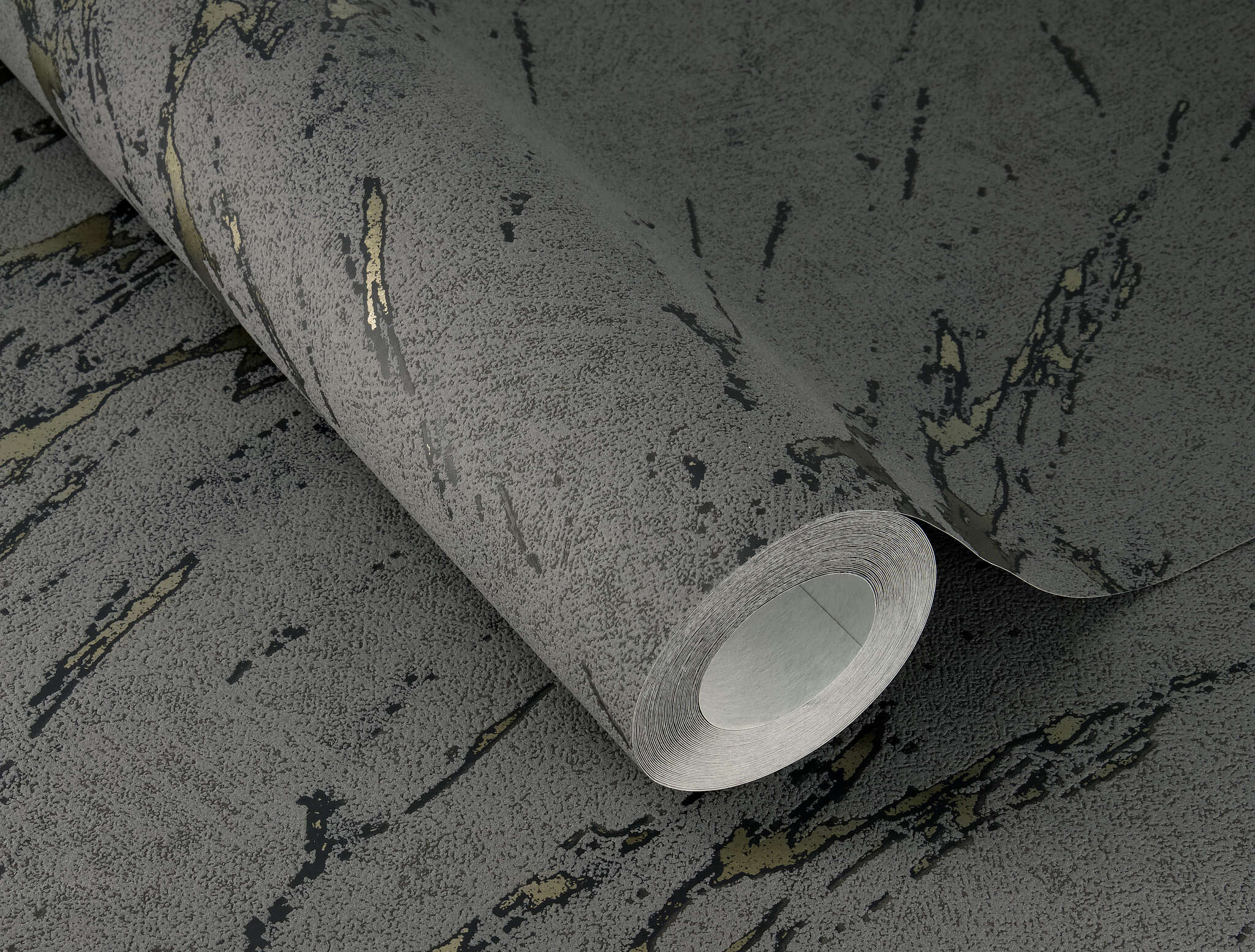 10-320923 Detailaufnahmen 1 Papier peint intissé en noir Selection Relief/Voile 320923