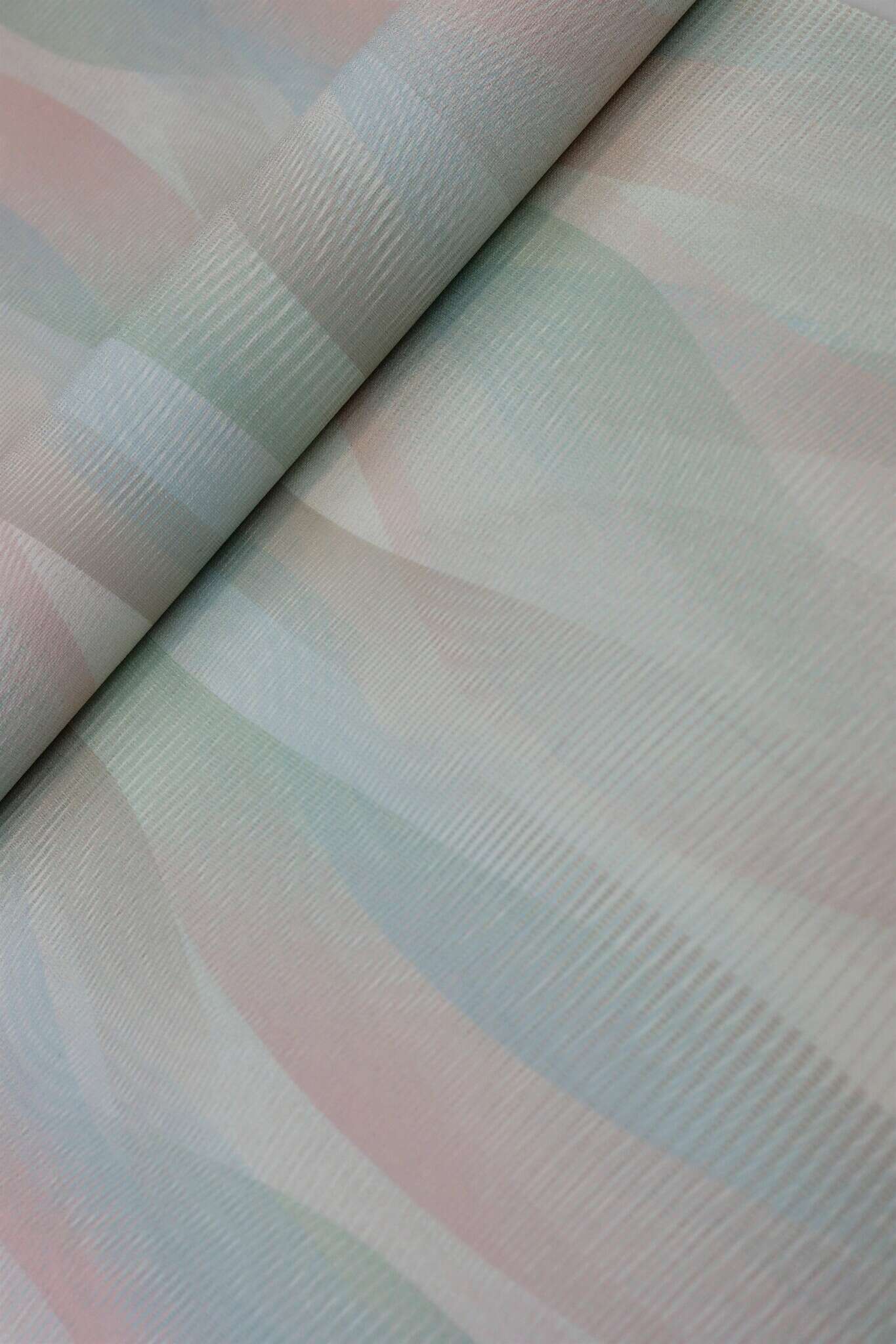 10-651522 Detailaufnahmen 13 Detailed image of Wallpaper with waves and sweeping colour gradients