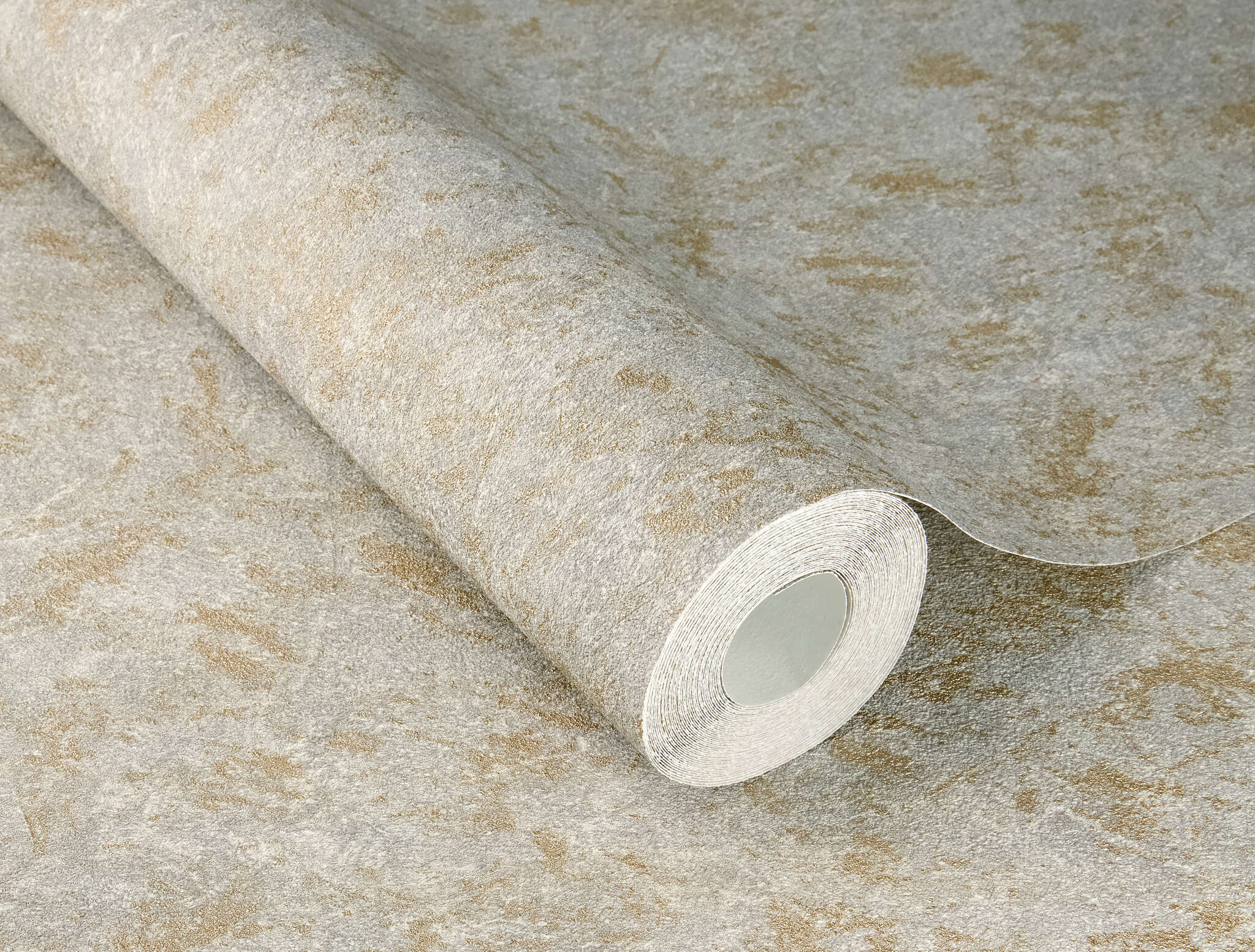 10-509144 Detailaufnahmen 1 Detailed image of Single-colour wallpaper in a plaster look