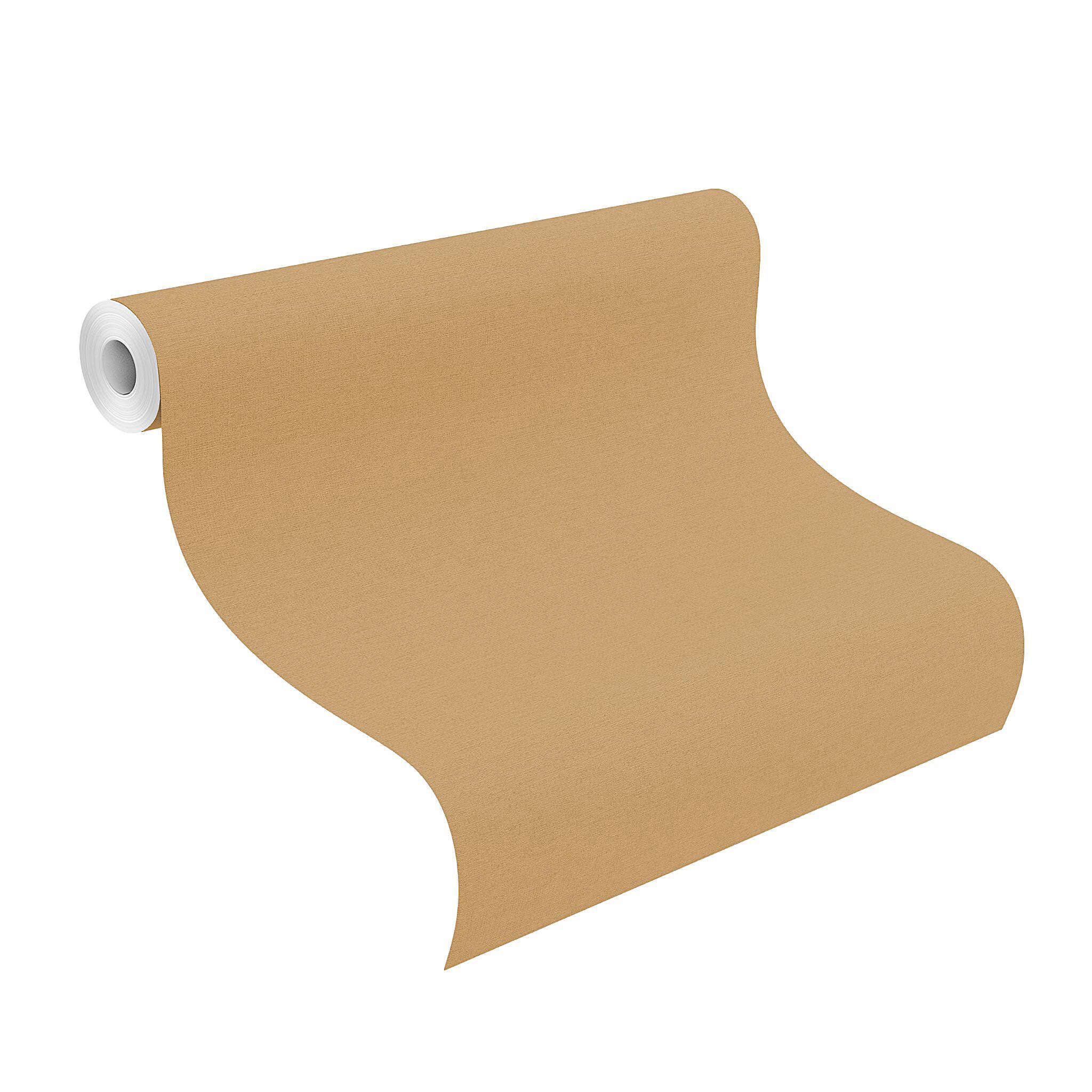 10-600292 Rolle abgerollt 1 Unrolled wallpaper roll with Single-colour wallpaper with a woven look
