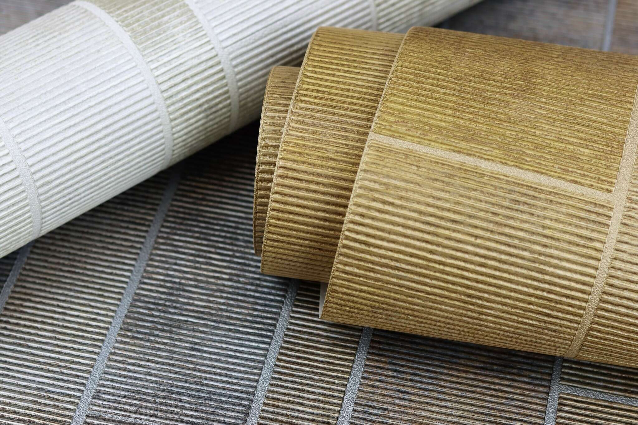 10-428216 Detailaufnahmen 21 Vliestapete in Grau-grau gold Selection 428216