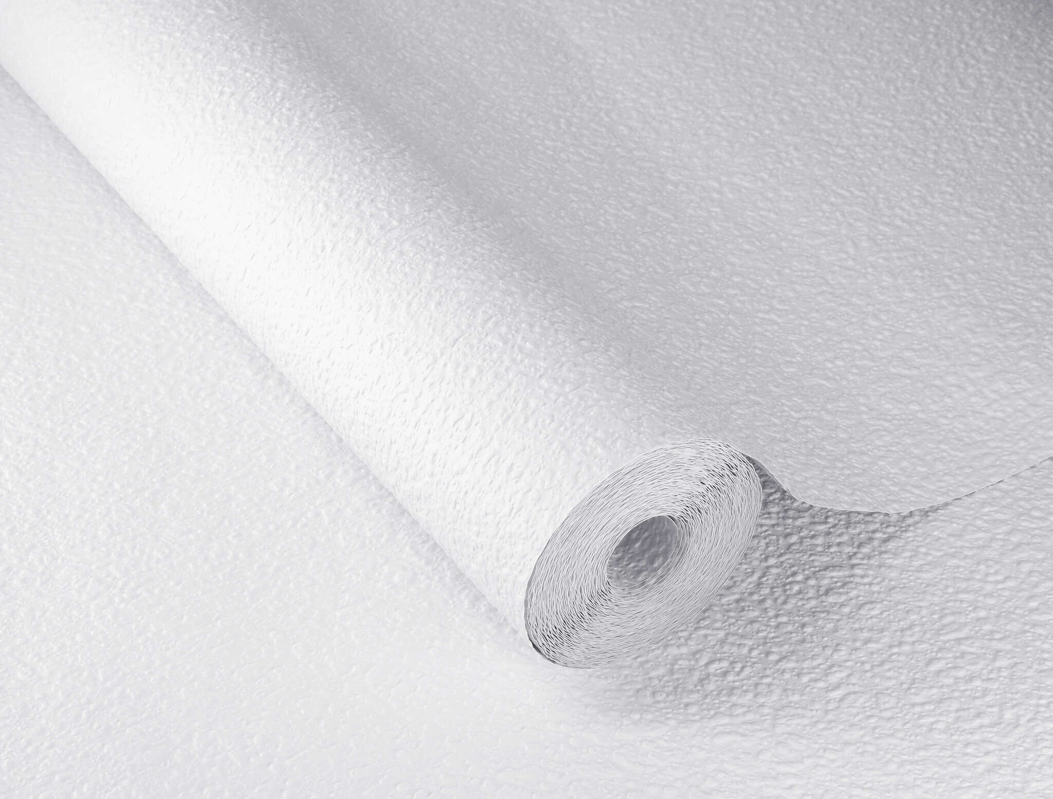 10-201826 Detailaufnahmen 1 Detailbild von Uni-Tapete in Weiß mit dezenter, matter Oberflächenstruktur für moderne Wandgestaltung
