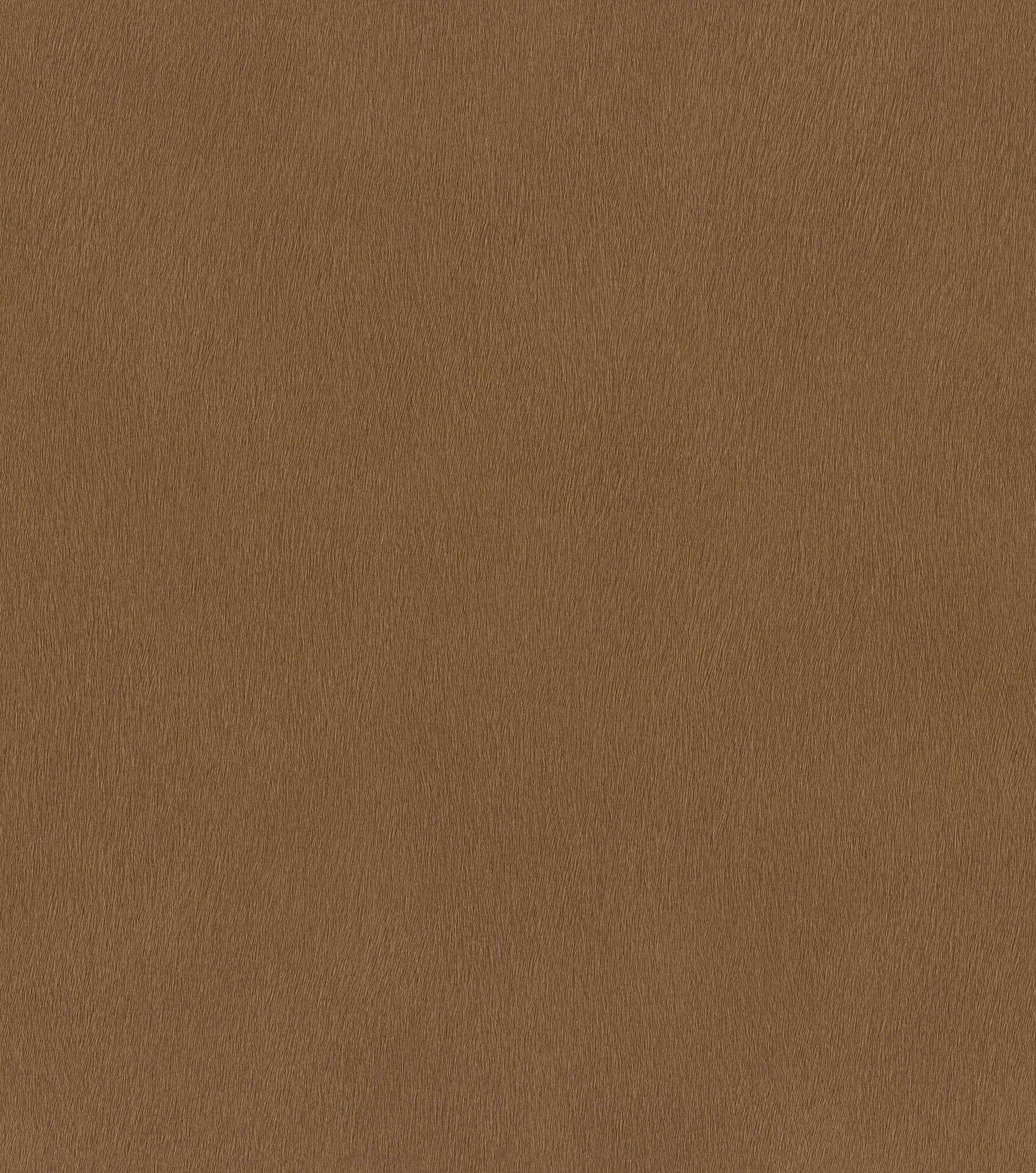 10-751079 Vliestapete mit Fellstruktur in Braun Single-colour wallpaper in a fur look