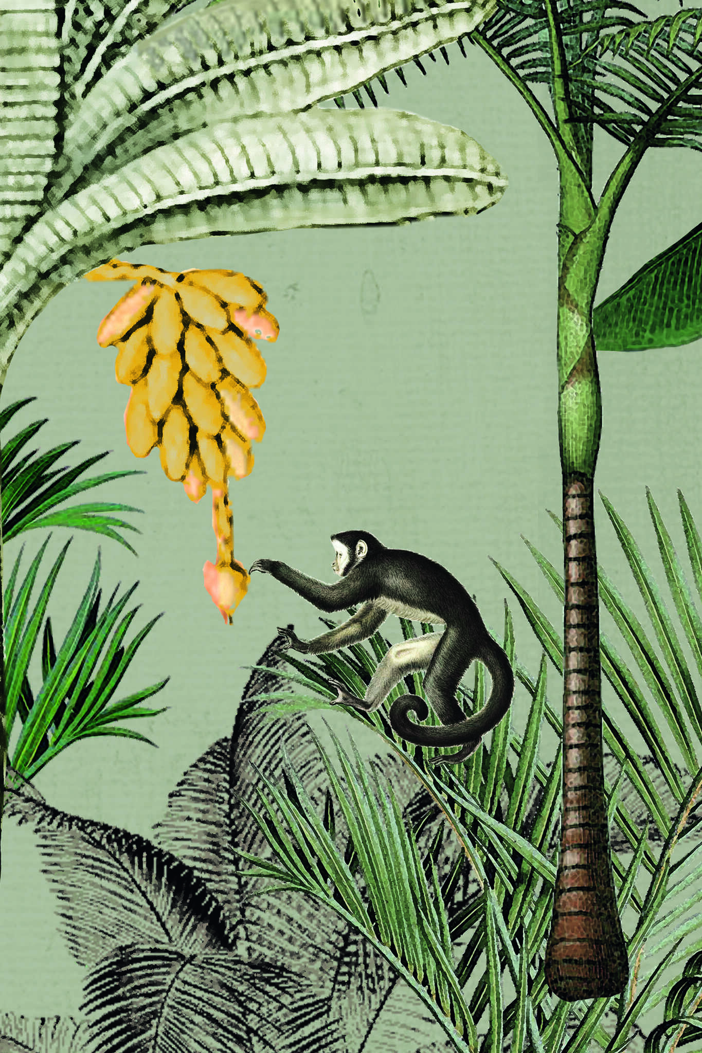 10-539196 Nicht definiert 1 Club botanique wall mural 539196
