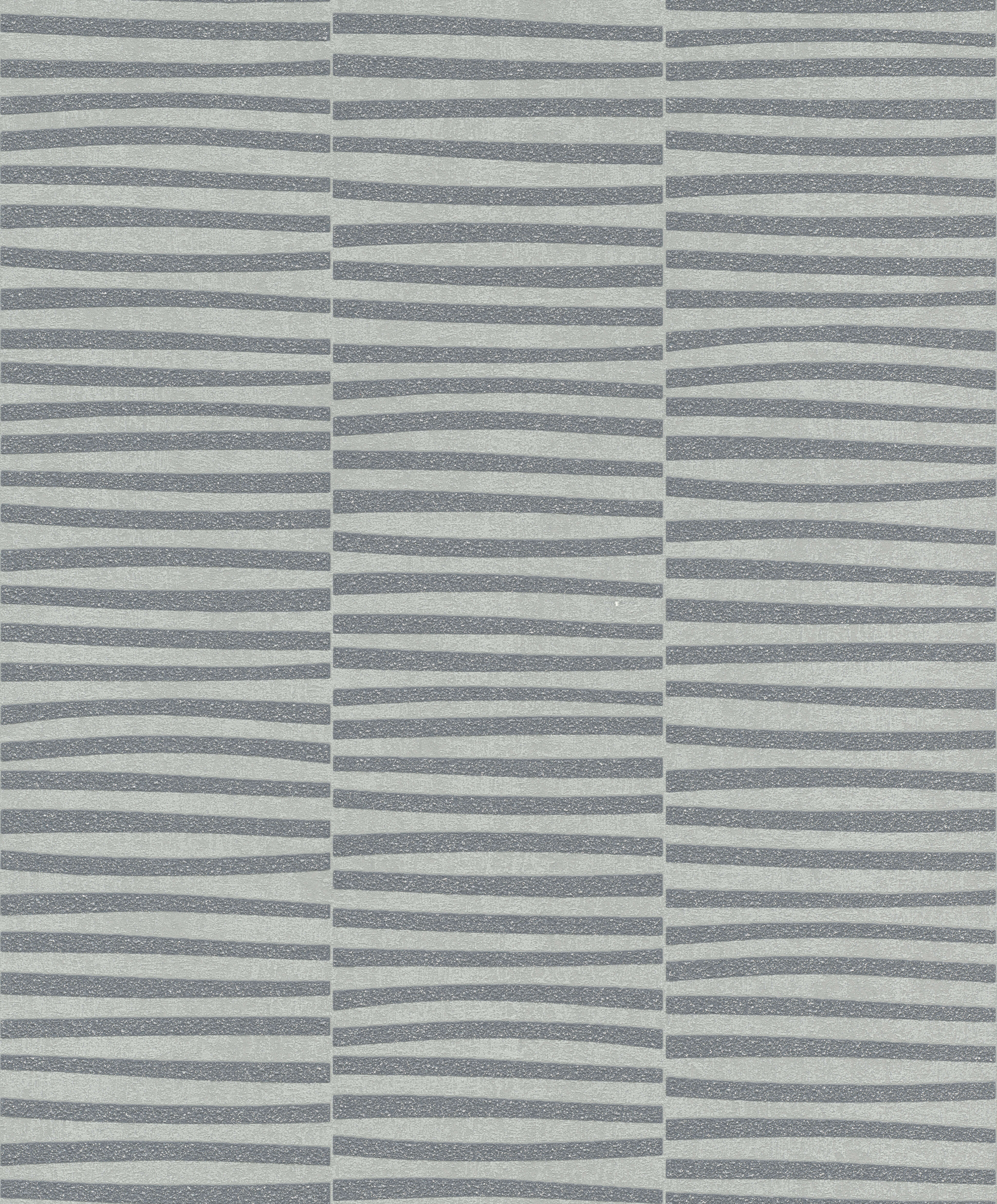 10-542035 Artikelscan 1 Non-woven wallpaper stripes in silver-grey 542035